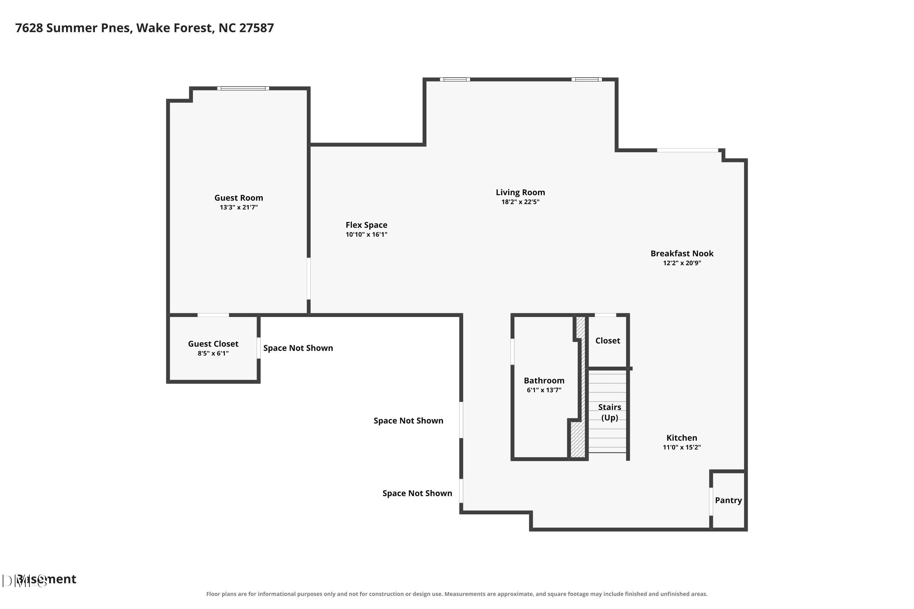 Basement - 7628 Summer Pines Way, Wake Forest, NC 27587, Wake Forest