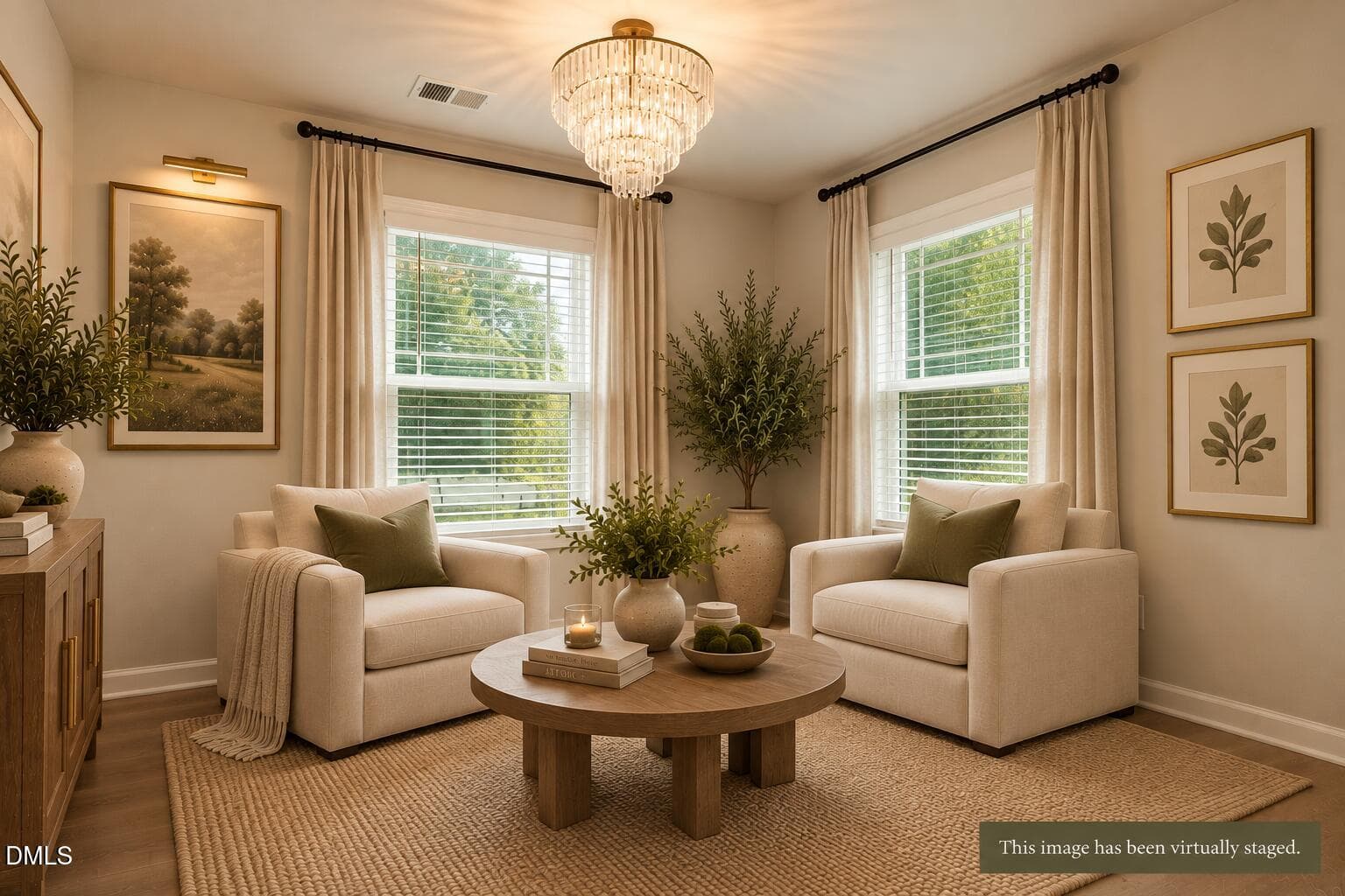 sitting area - 228 Axis Deer Lane, Garner, NC 27529, Garner