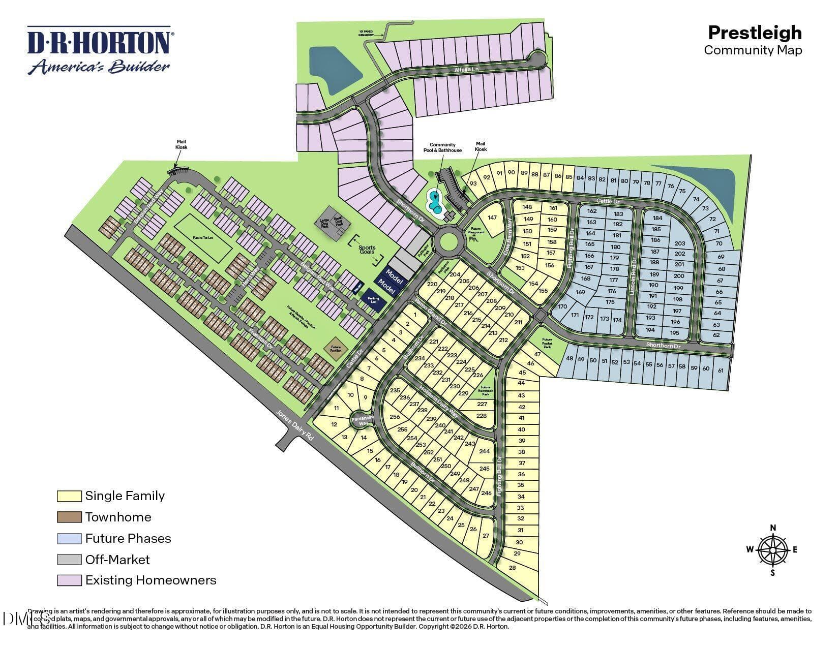 PRESTLEIGH SITE MAP - 504 Shorthorn Drive, Wake Forest, NC 27587