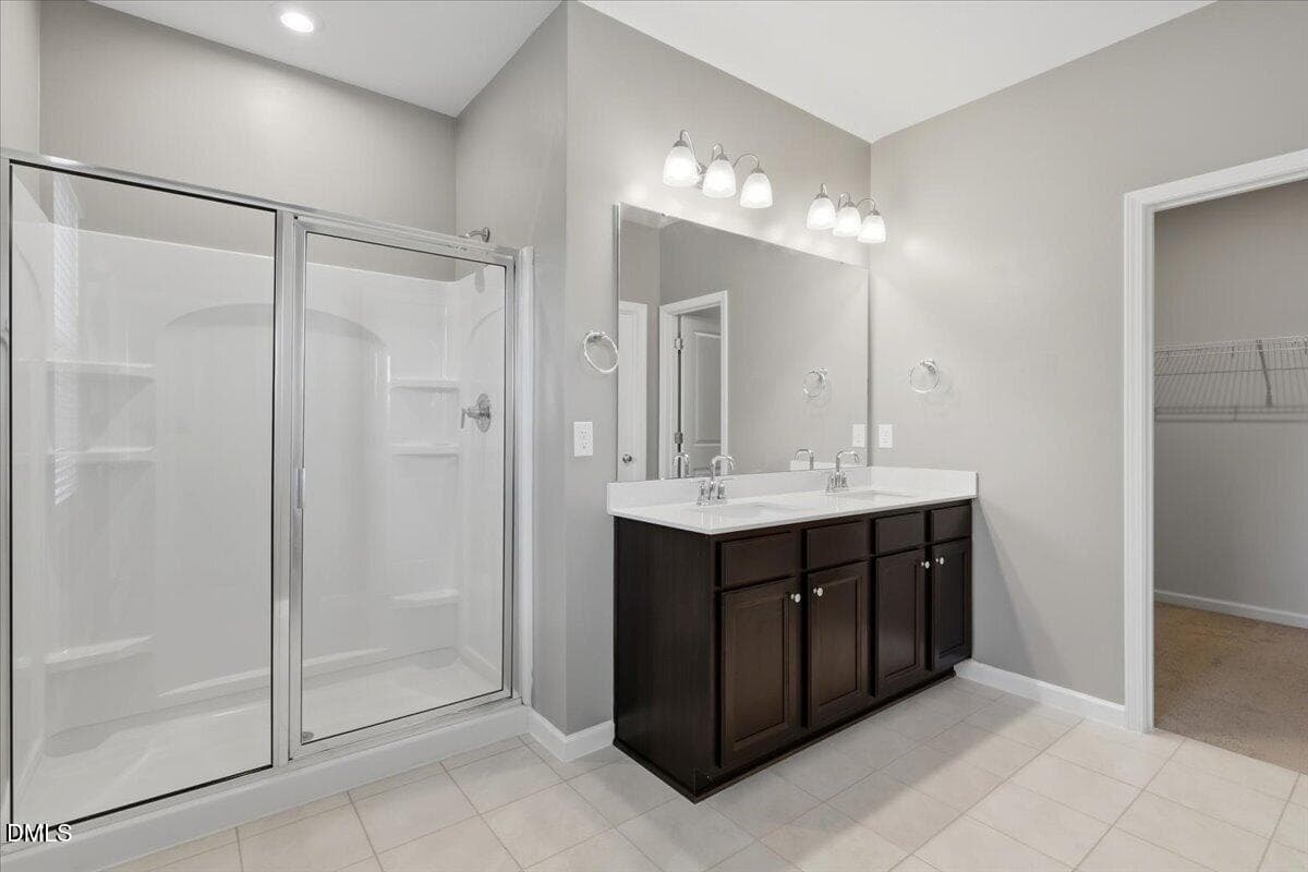 Primary Bathroom - 171 Brody Pine Way, Garner, NC 27529