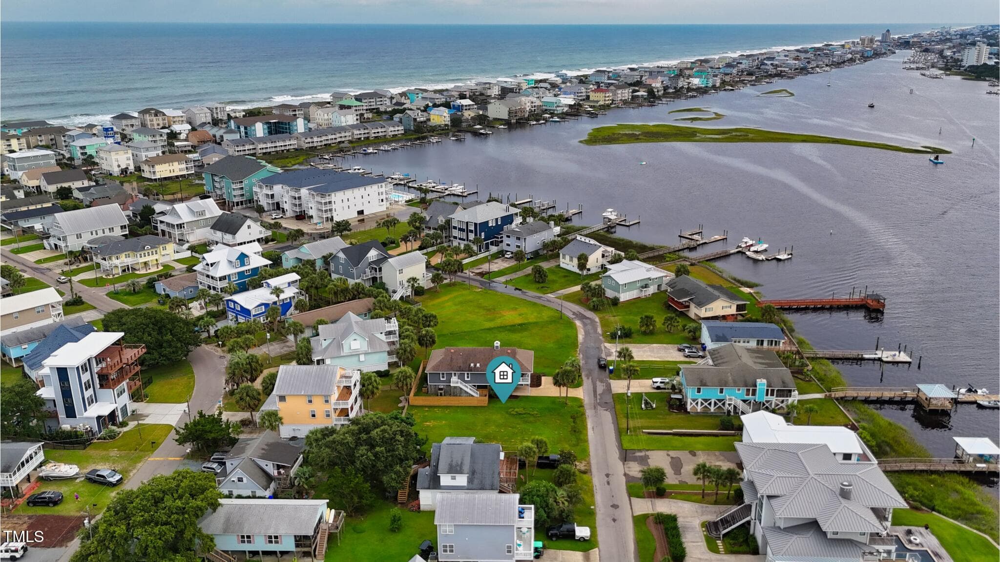 Drone 6 - Marked - 214 Florida Avenue, Carolina Beach, NC 28428