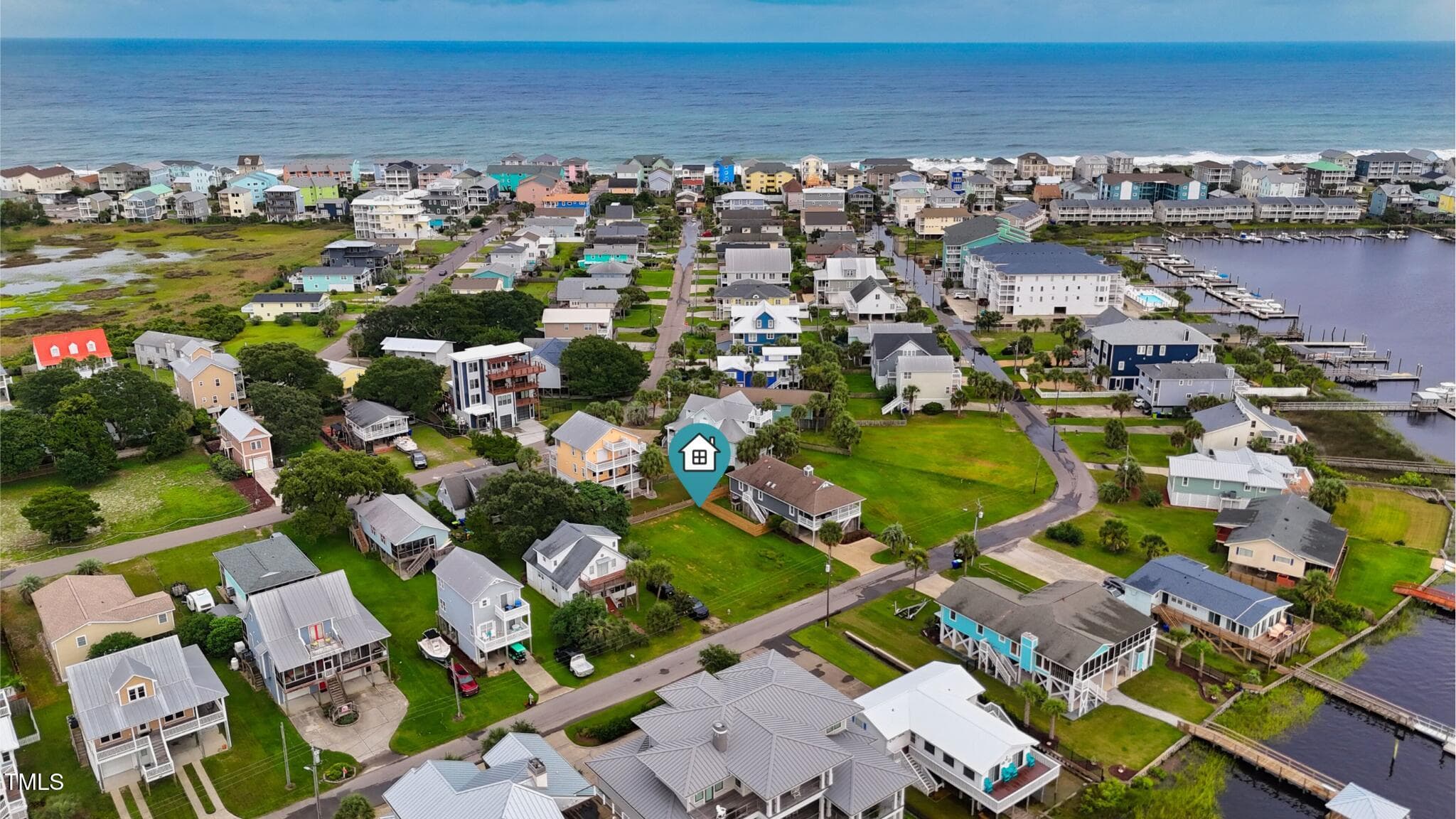 Drone 7 - Marked - 214 Florida Avenue, Carolina Beach, NC 28428