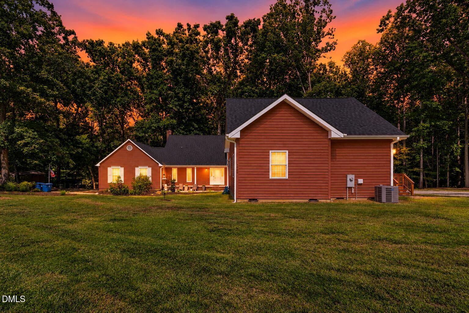 Warm Dusk Glow at the Countryside Home - 1908 Jones Drive, Mebane, NC 27302, Mebane