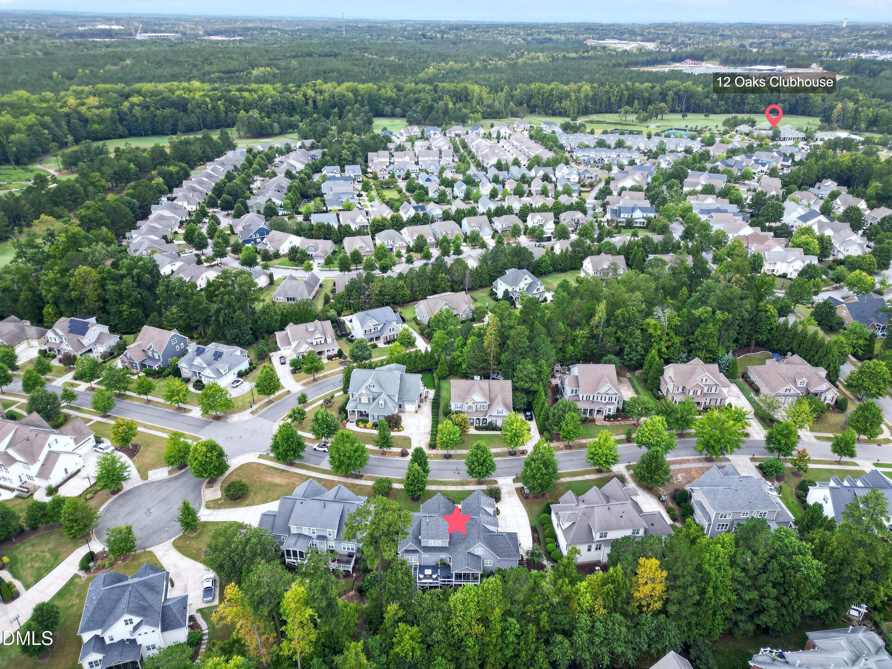 Aerial-10 - 213 Lively Oaks Way, Holly Springs, NC 27540