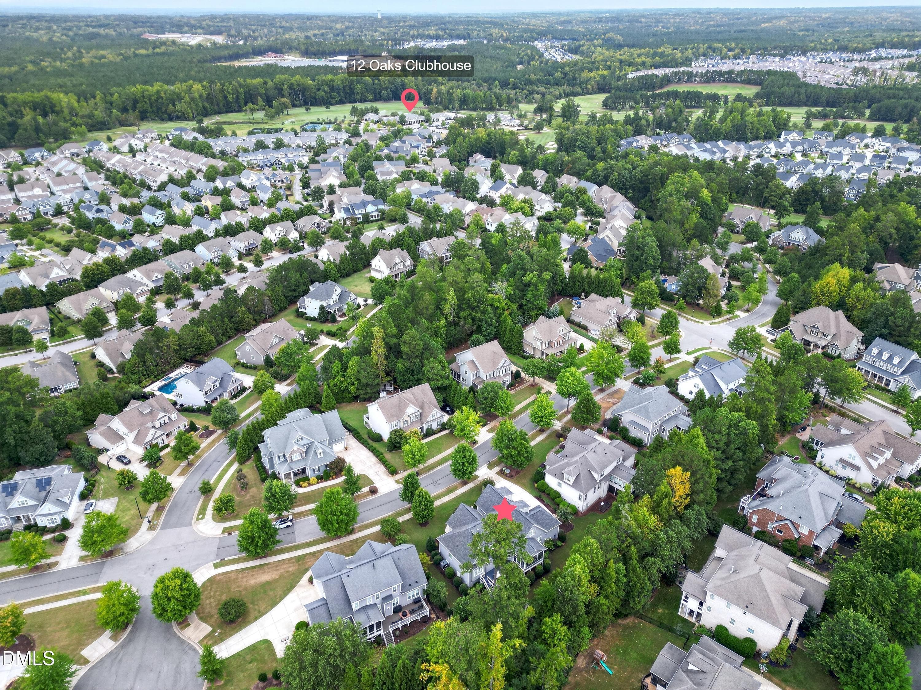 Aerial-9 - 213 Lively Oaks Way, Holly Springs, NC 27540
