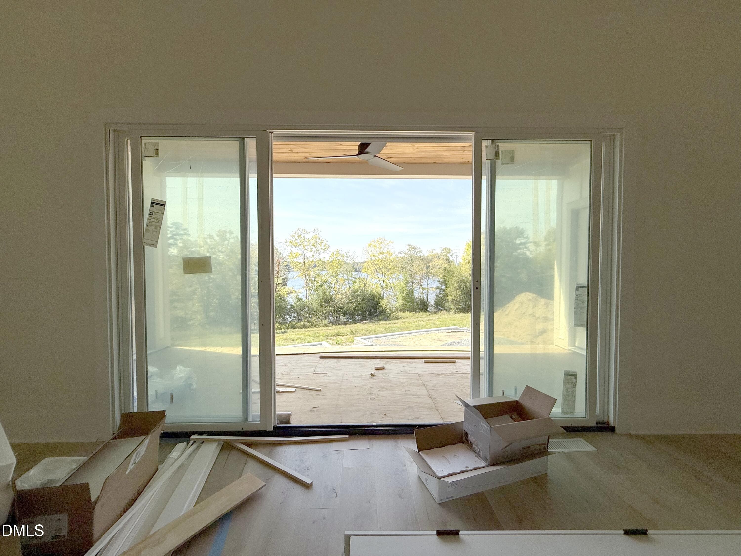 07 - Living Room Sliding Doors Open - 326 Old North Carolina 57 Highway, Semora, NC 27343, Semora