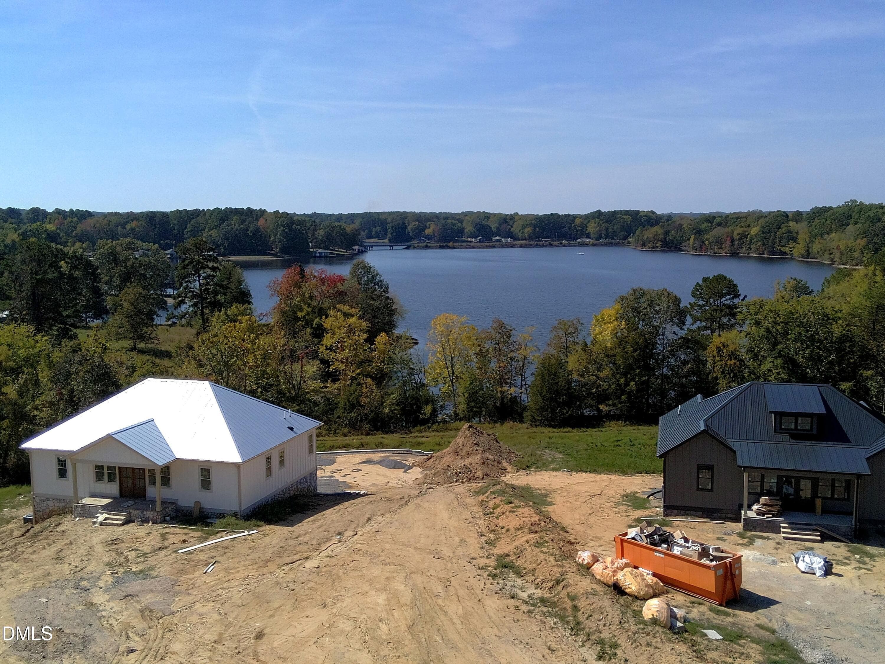 12_Both_Homes_Aerial_Lake - 326 Old North Carolina 57 Highway, Semora, NC 27343, Semora