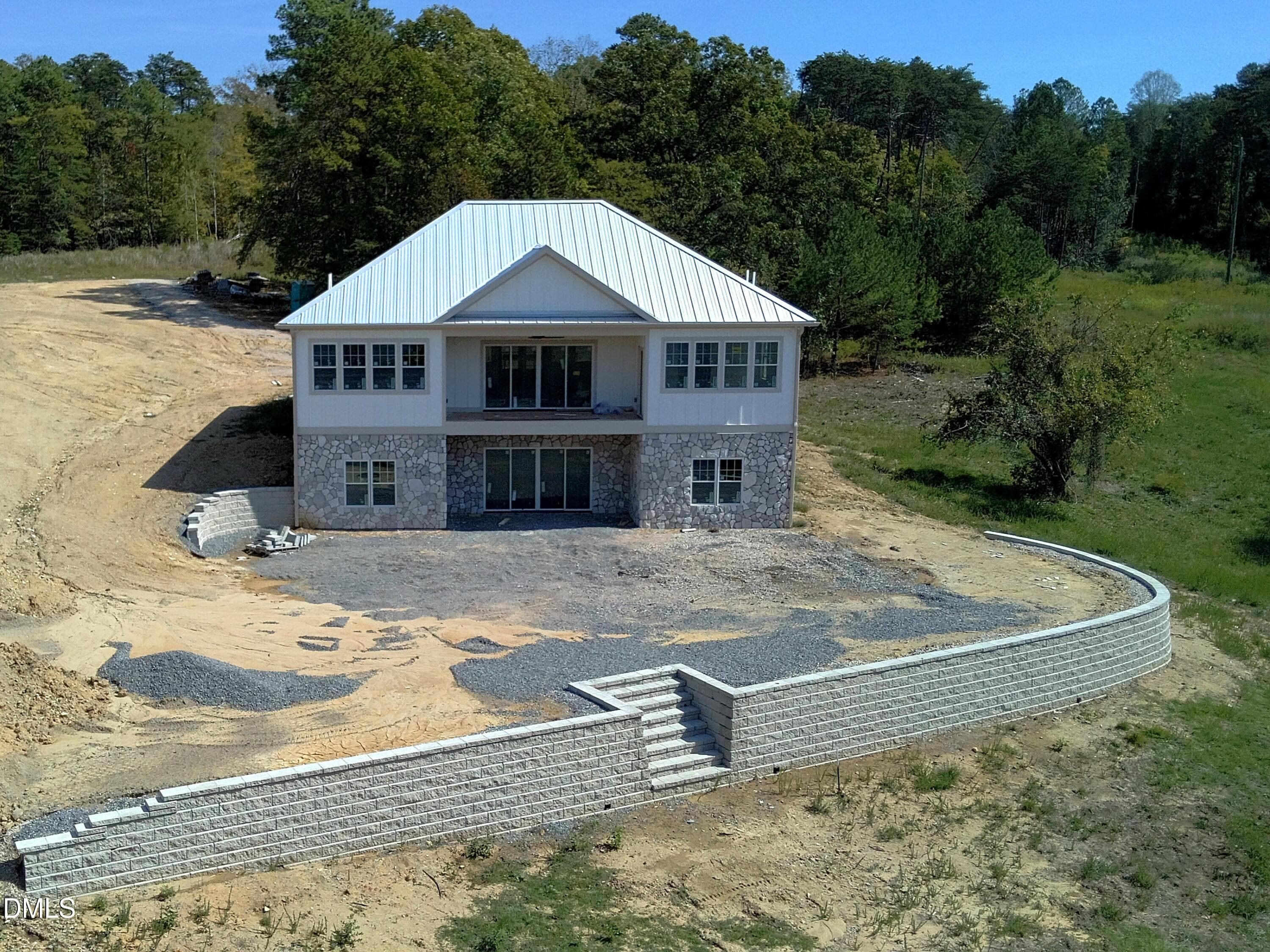 11_Rear_Aerial_Retaining_Wall - 326 Old North Carolina 57 Highway, Semora, NC 27343, Semora