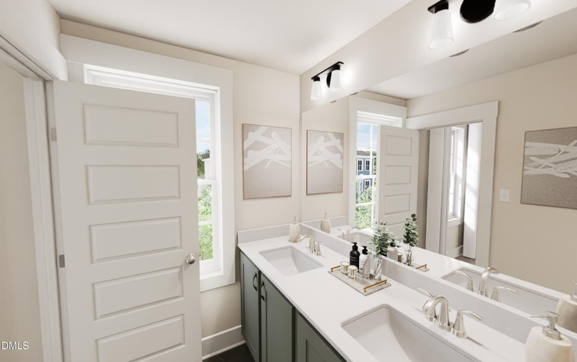 Primary Bath rendering - 1804 Avett Song Place, Wendell, NC 27591