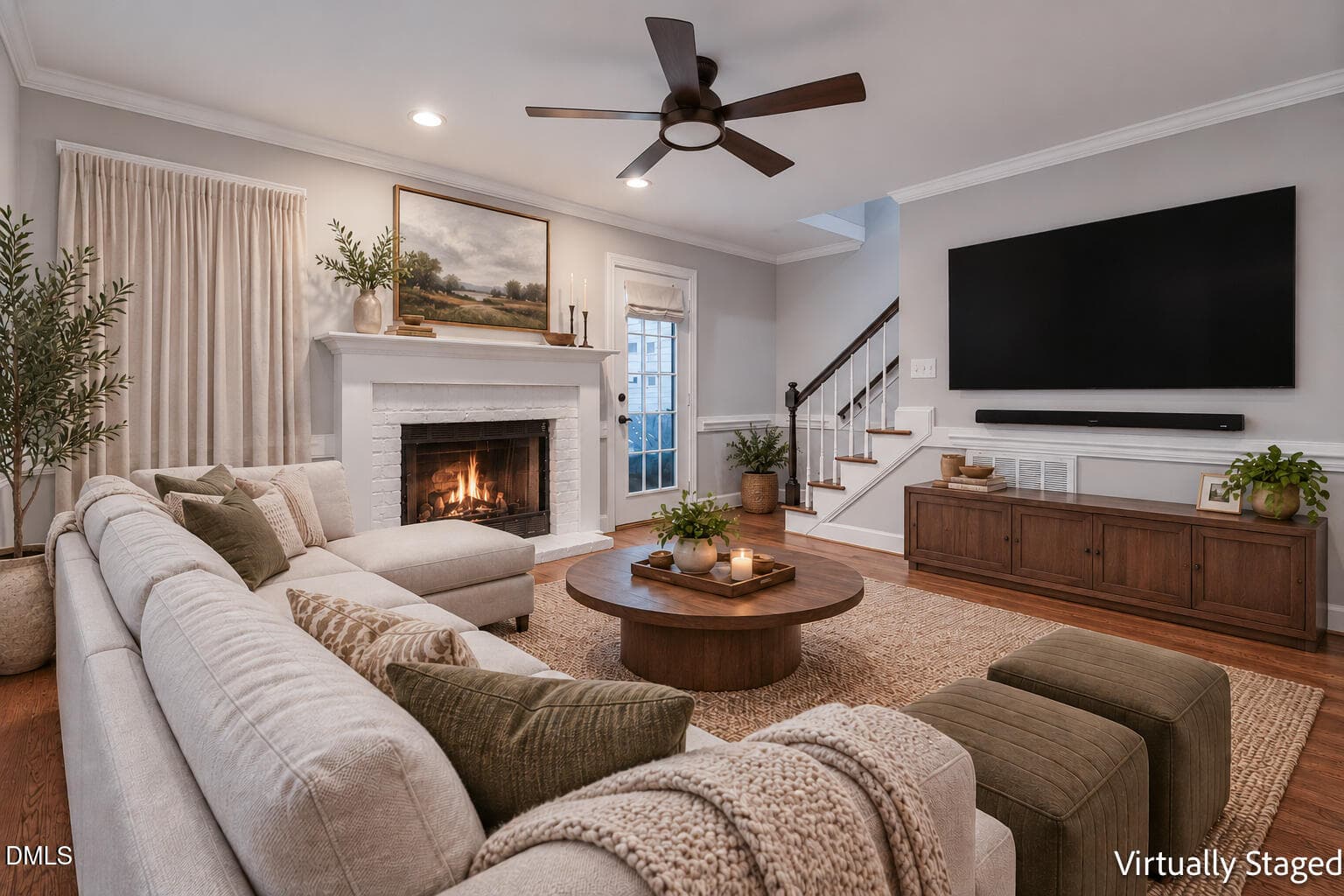 Virtual Living Room - 115 Hedgerow Court, Cary, NC 27513, Cary