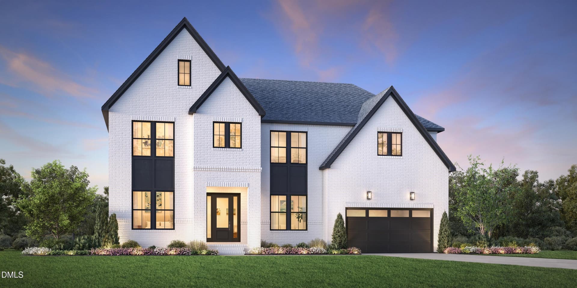 Stoneridge Transitional Elevation - 323 Peak View Place, Chapel Hill, NC 27517