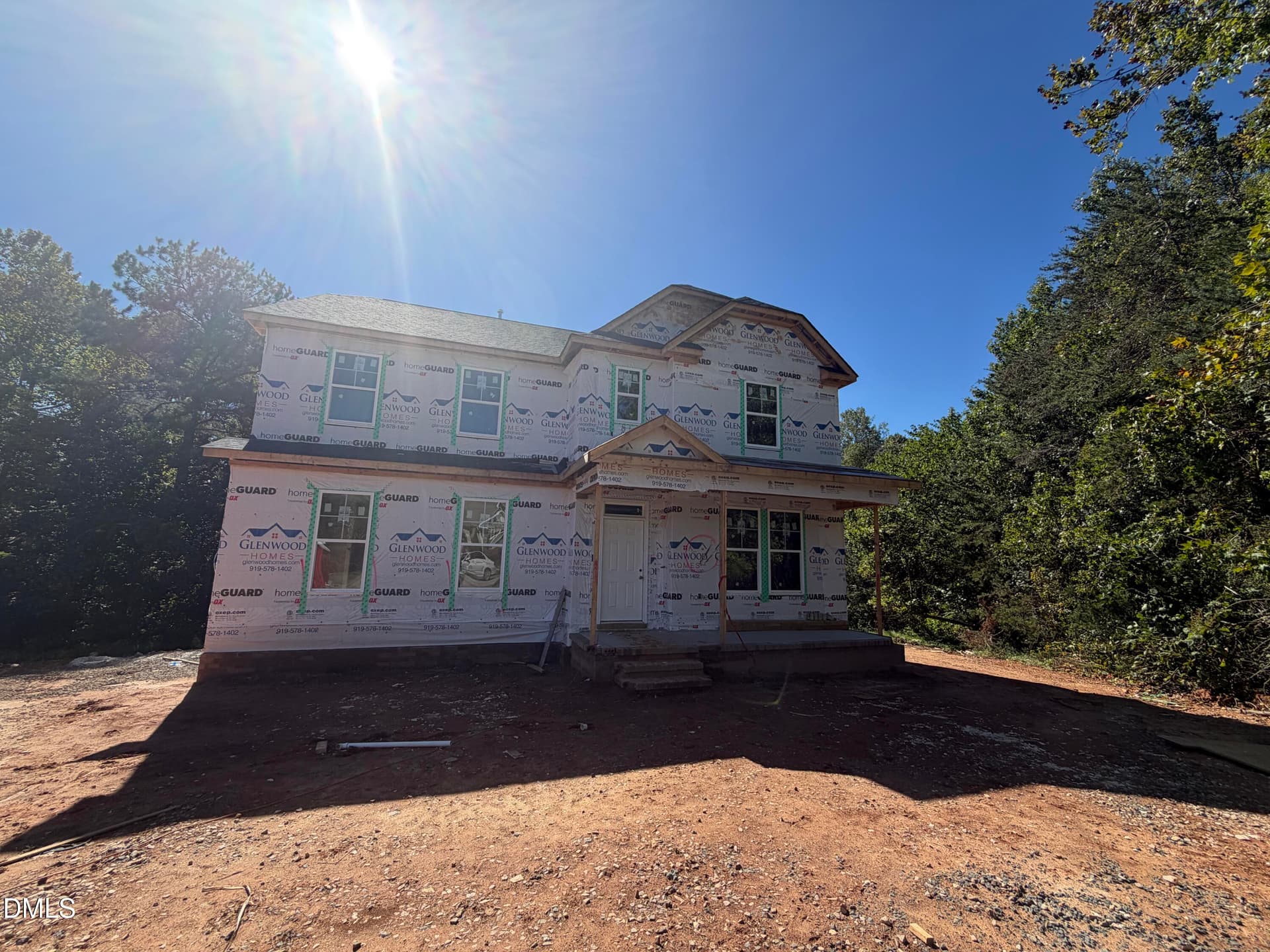 310 framing - 310 Muirfield Court, Mebane, NC 27302