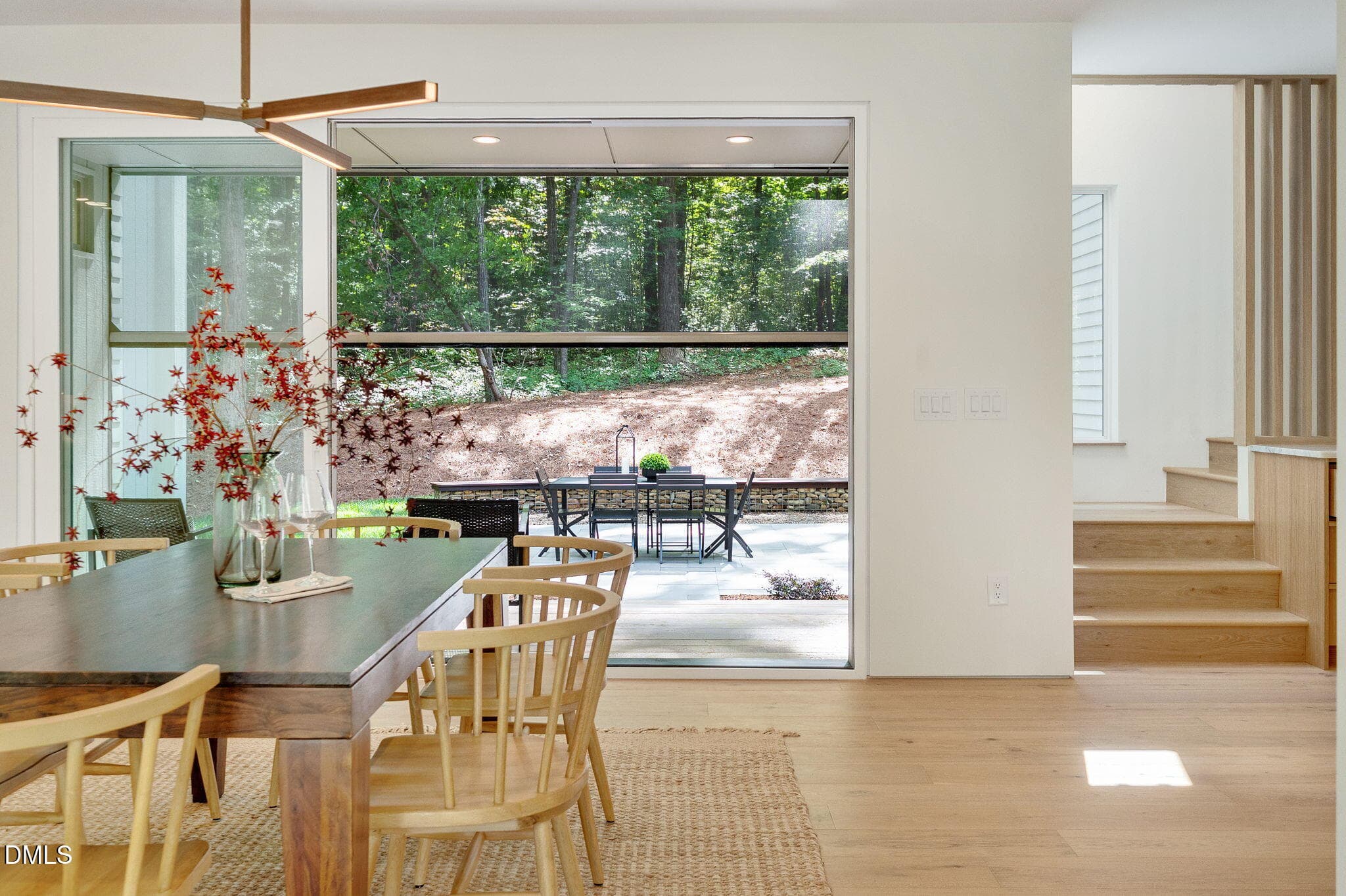 Dining to Back Patio - 2347 Grady Ridge Way, Hillsborough, NC 27278, Hillsborough