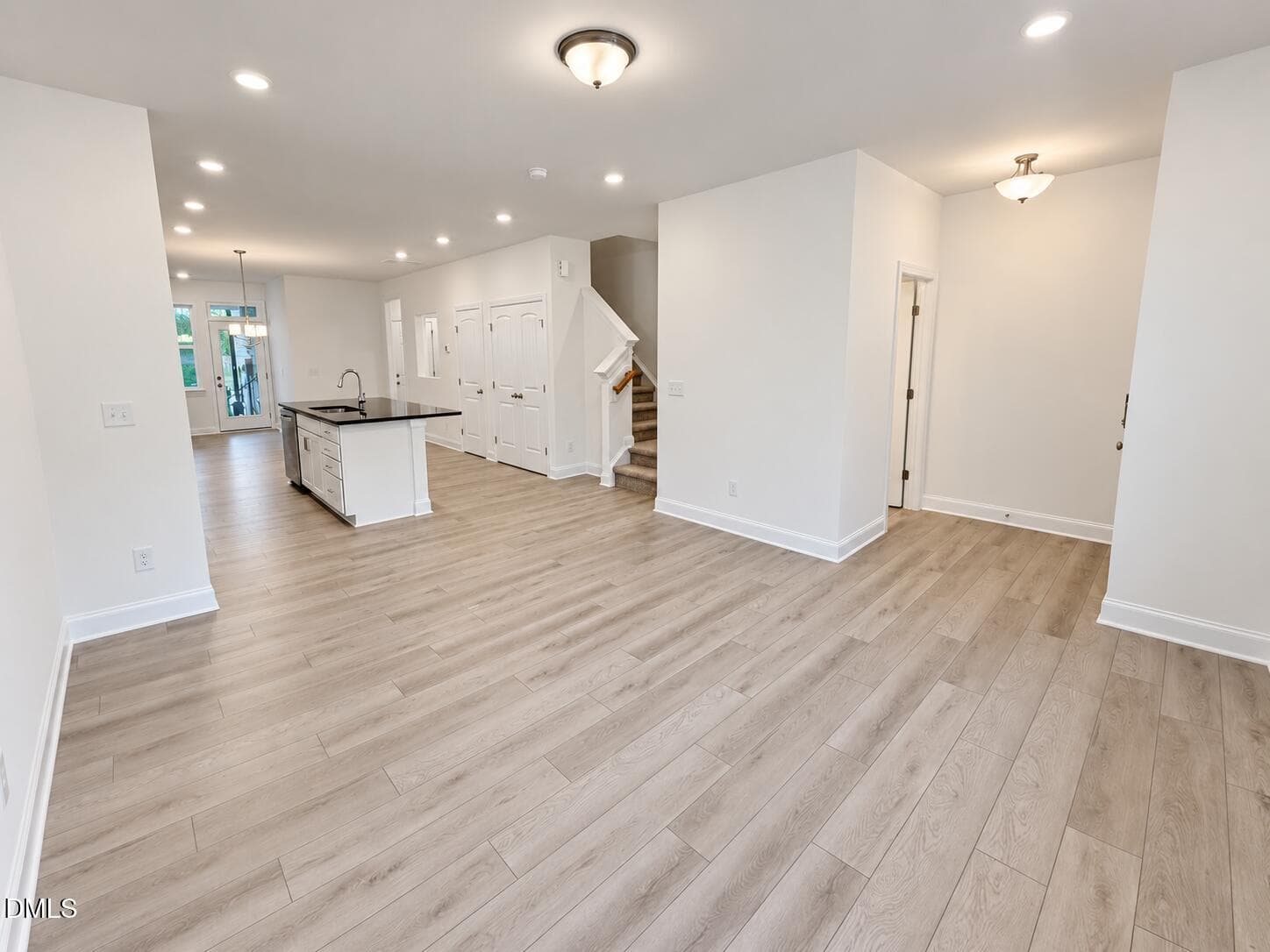 View of kitchen from LR - 538 Traditions Grande Boulevard, Wake Forest, NC 27587