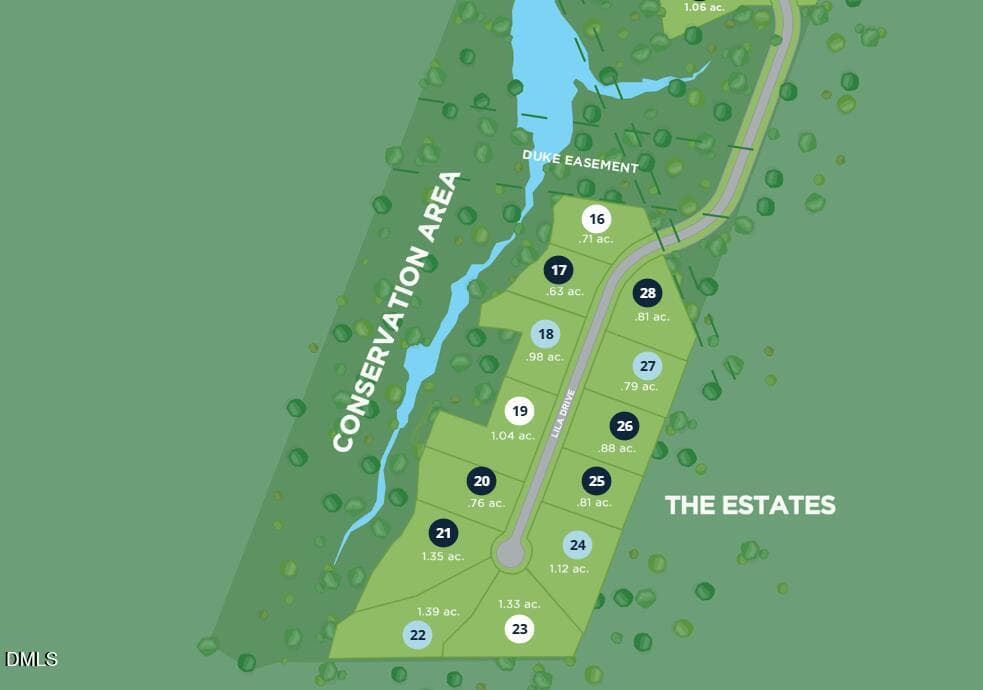 Lot 24 RC Site Map - 473 Lila Drive, Pittsboro, NC 27312, Pittsboro