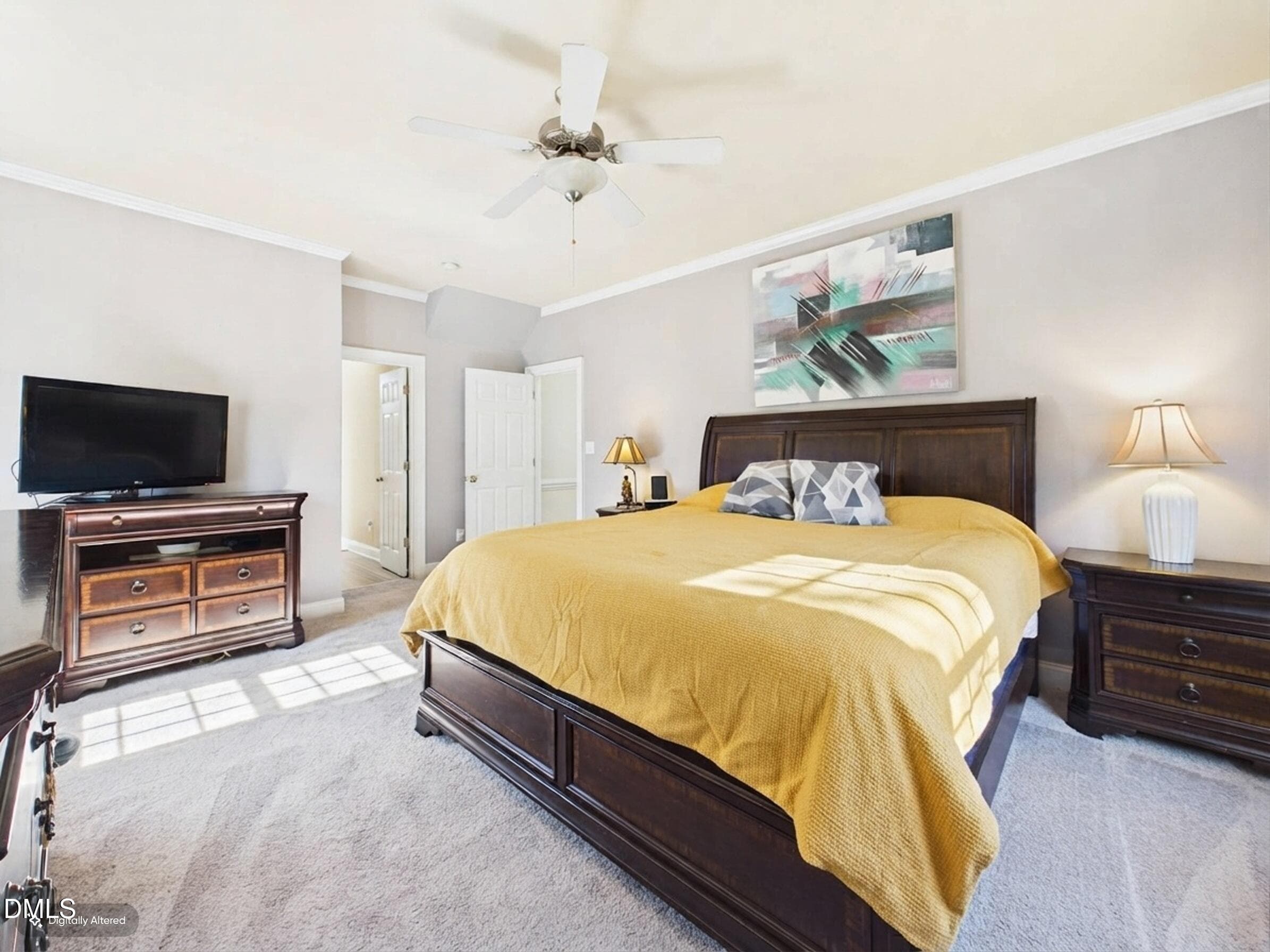 Primary bedroom - 5312 Serather Court, Garner, NC 27529, Garner
