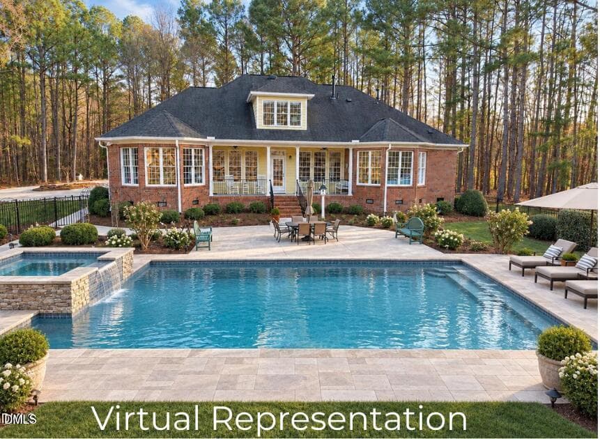 Virtual representation - 2769 Weaver Hill Drive, Apex, NC 27502, Apex