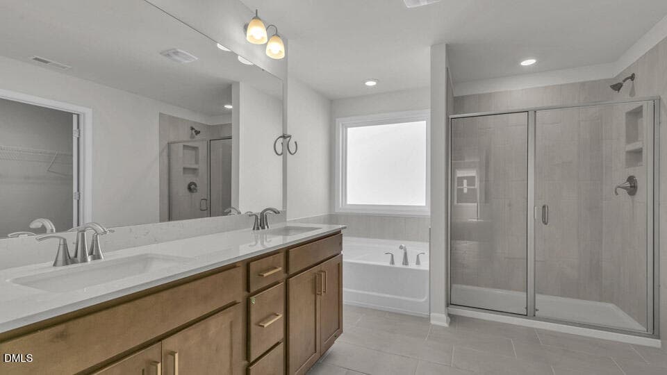 PRIMARY SUITE BATHROOM - 5109 Dezola Street, Apex, NC 27539
