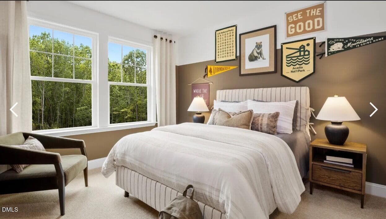 guest bedroom 3 - 4216 Weavers Pond Drive, Zebulon, NC 27597