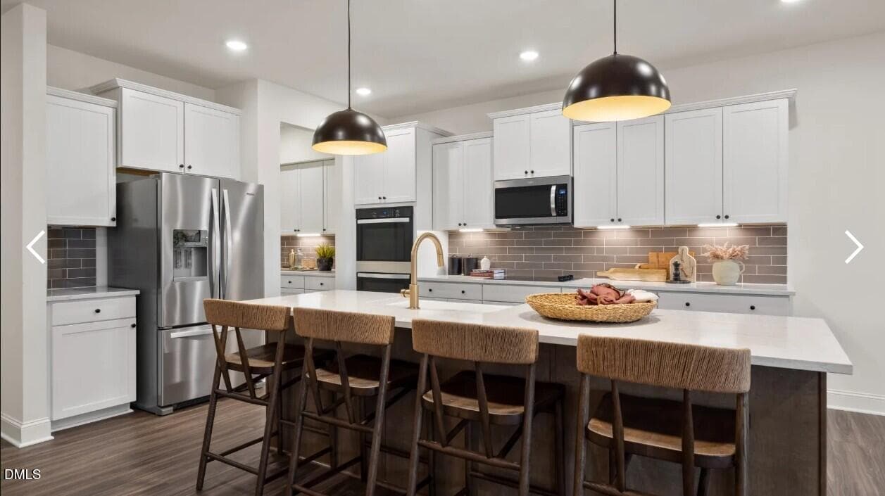 kitchen - 4216 Weavers Pond Drive, Zebulon, NC 27597