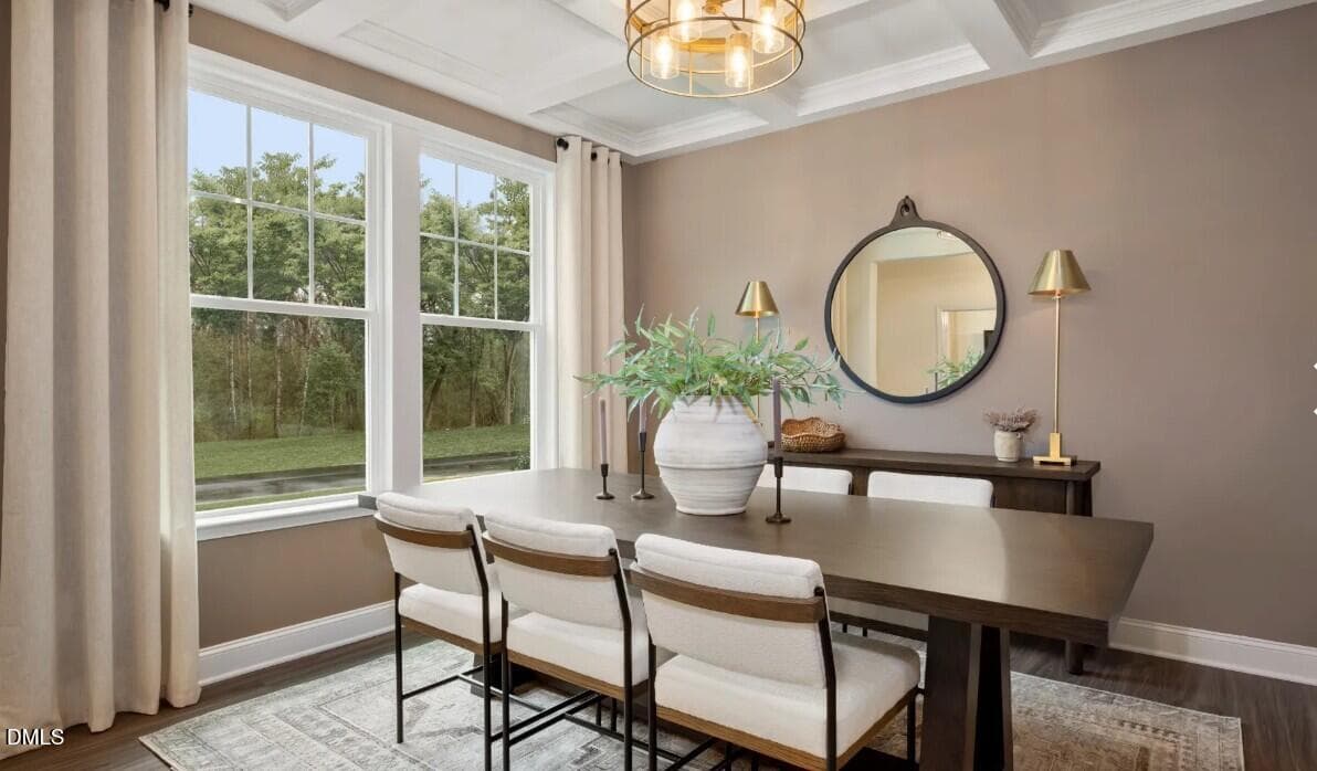dining room - 4216 Weavers Pond Drive, Zebulon, NC 27597