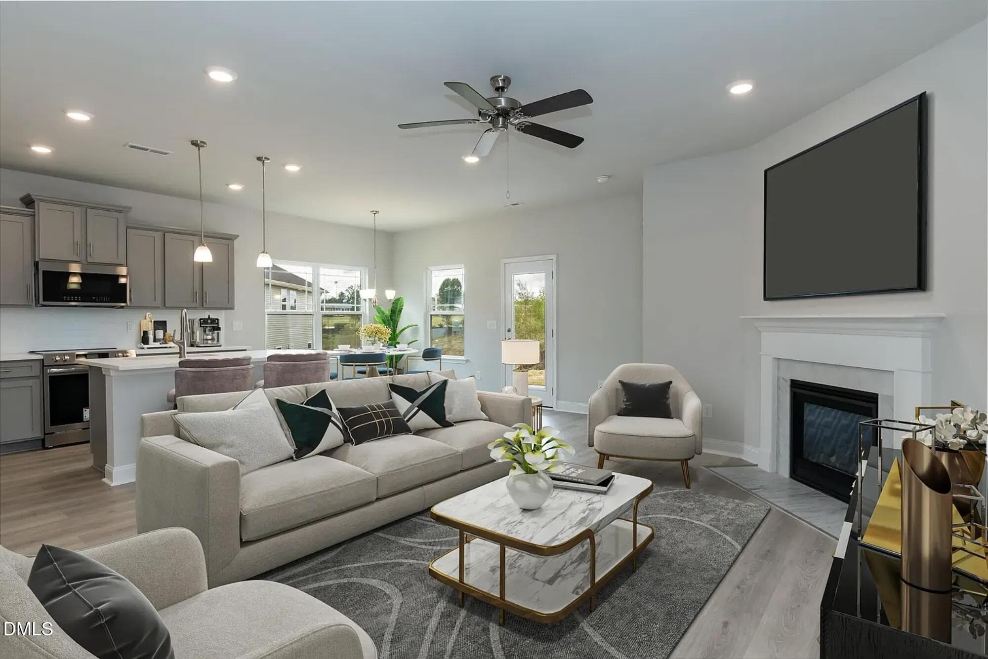 Living Room Area 1525 - 123 White Bark Avenue 18, Rocky Mount, NC 27804