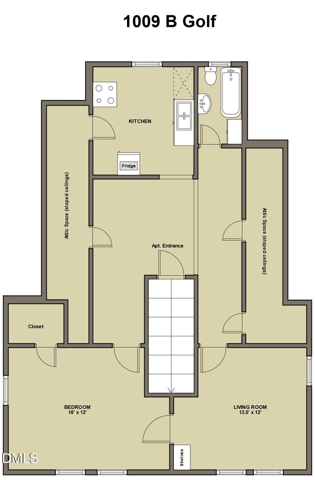 B- Floor Plan - 1009 Golf Street, Durham, NC 27705, Durham