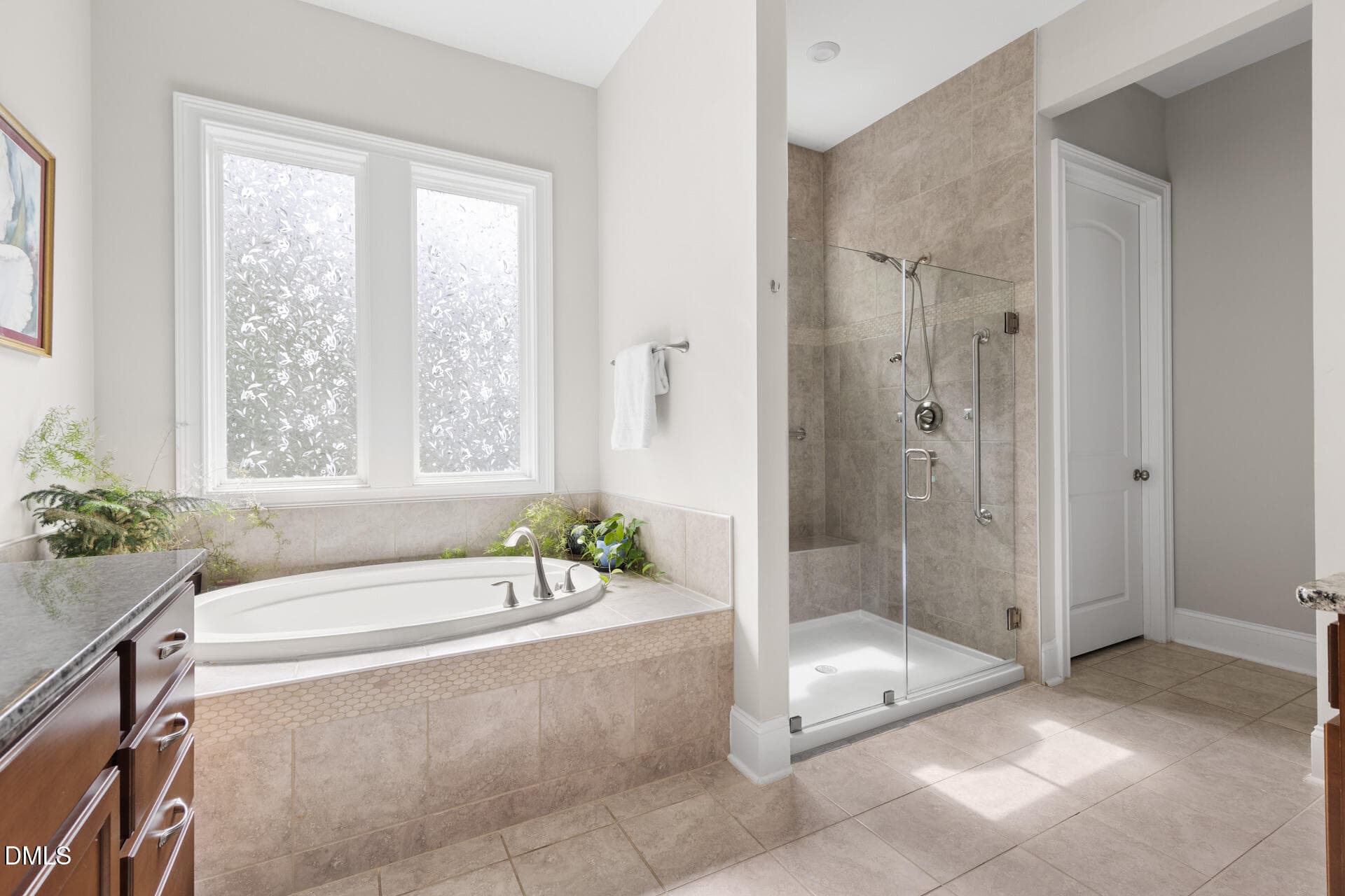 Primary ensuite bath - 1606 Eno Ridge Drive, Hillsborough, NC 27278