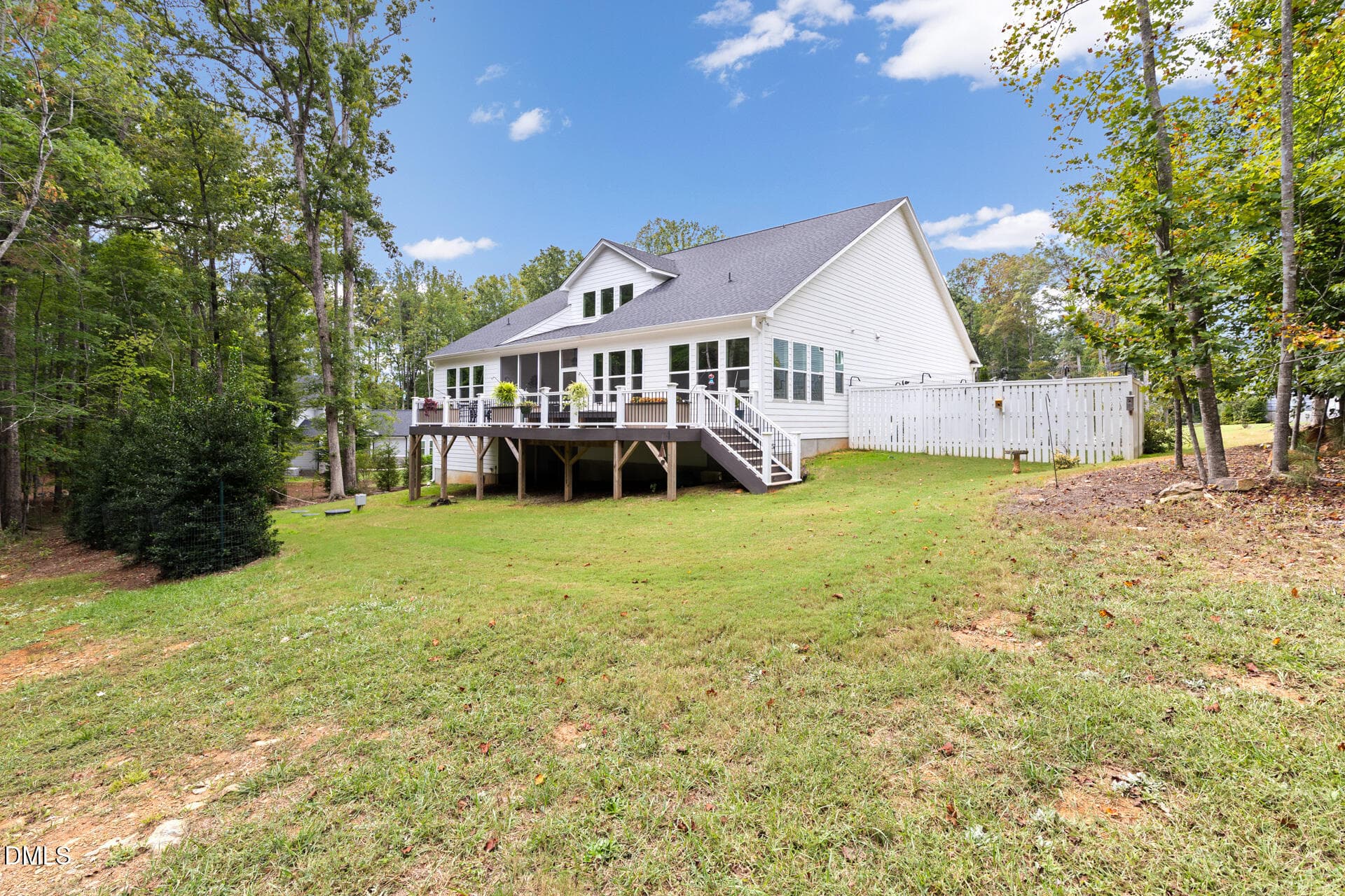 View from backyard - 1606 Eno Ridge Drive, Hillsborough, NC 27278, Hillsborough