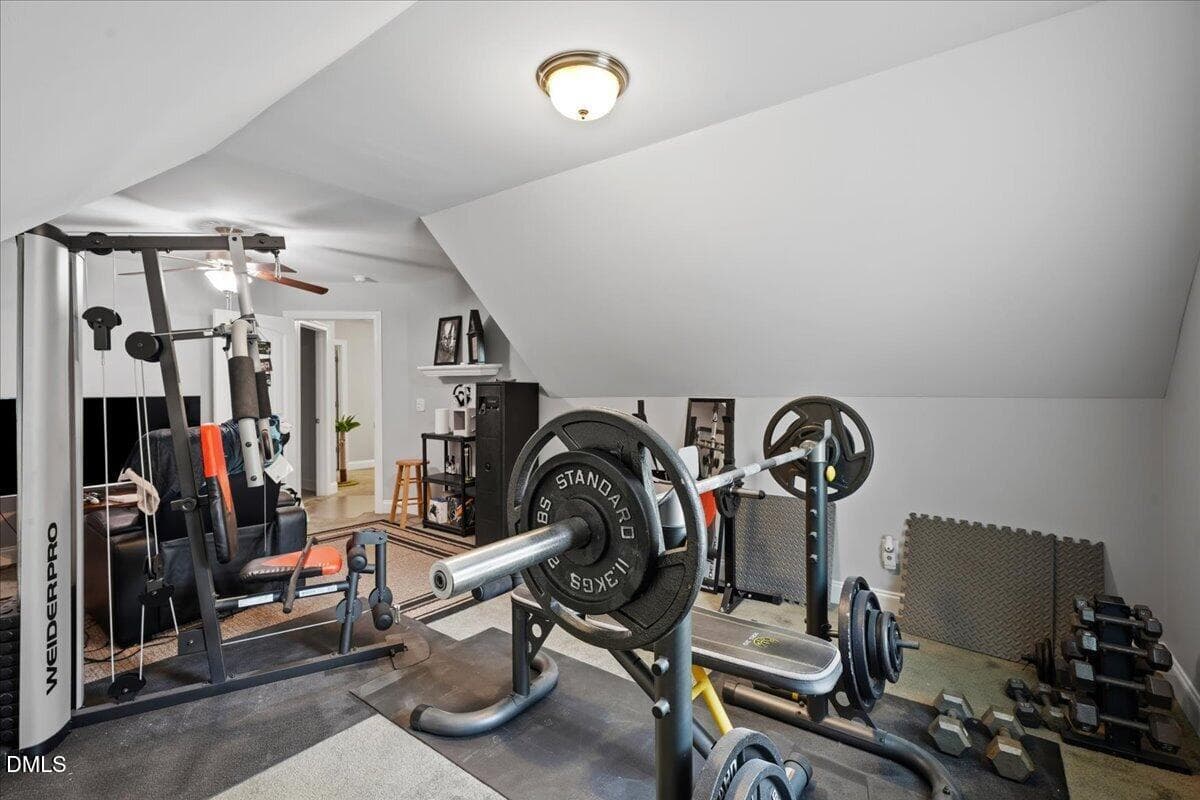 Game Room/Gym - 190 Beaver Dam Drive, Youngsville, NC 27596, Youngsville