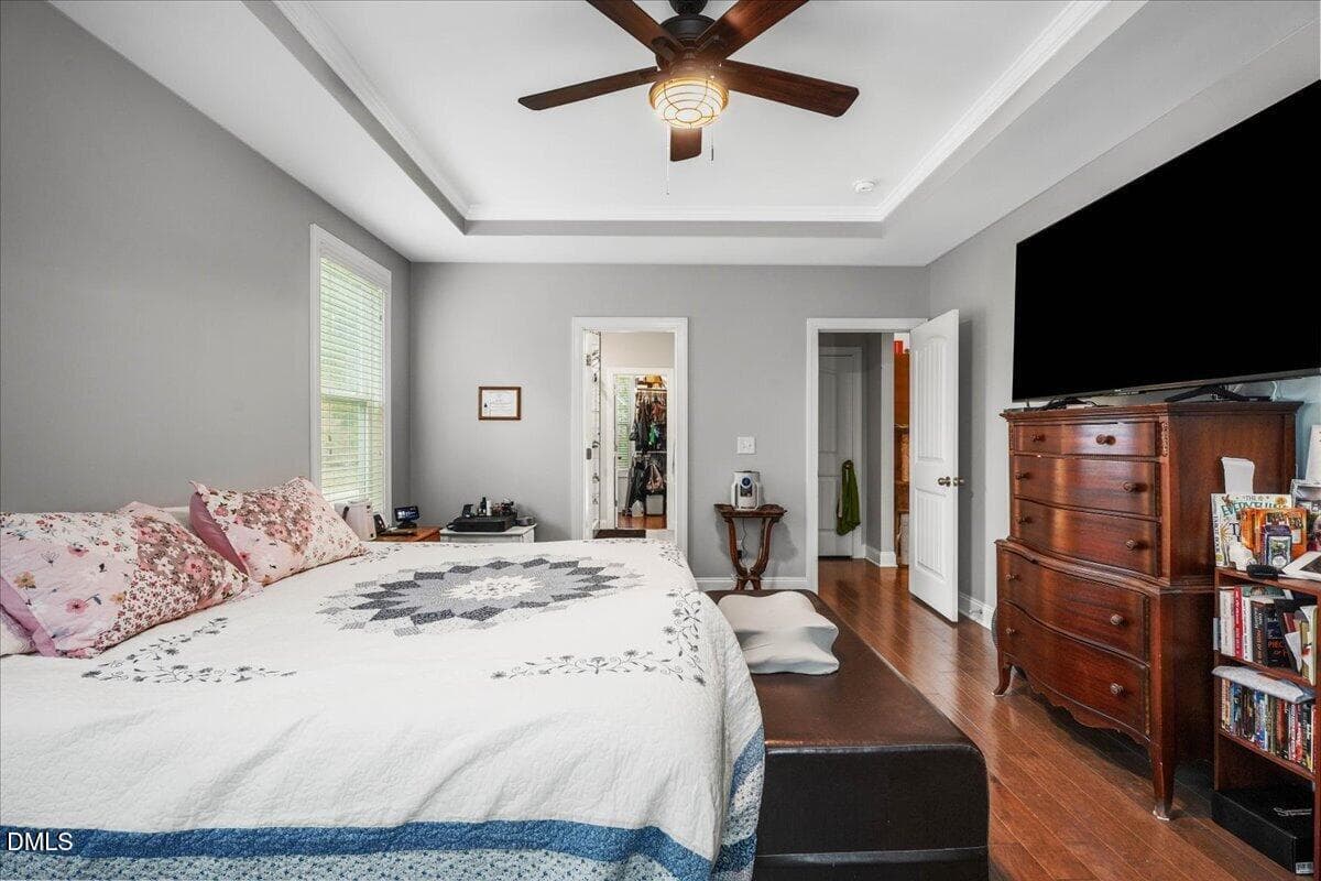 Master Bedroom - 190 Beaver Dam Drive, Youngsville, NC 27596, Youngsville