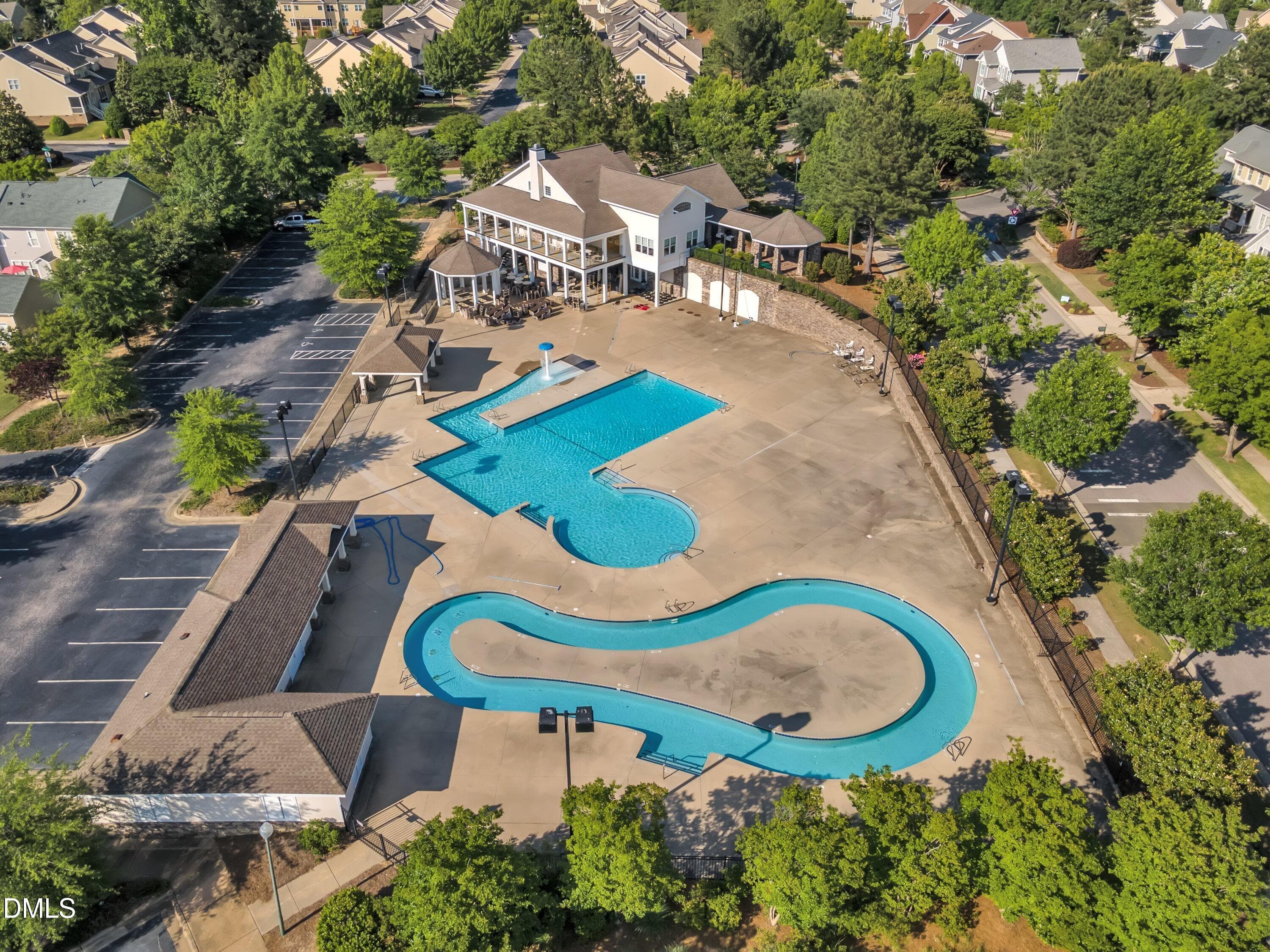 pool - 734 Parkside Townes Court, Wake Forest, NC 27587