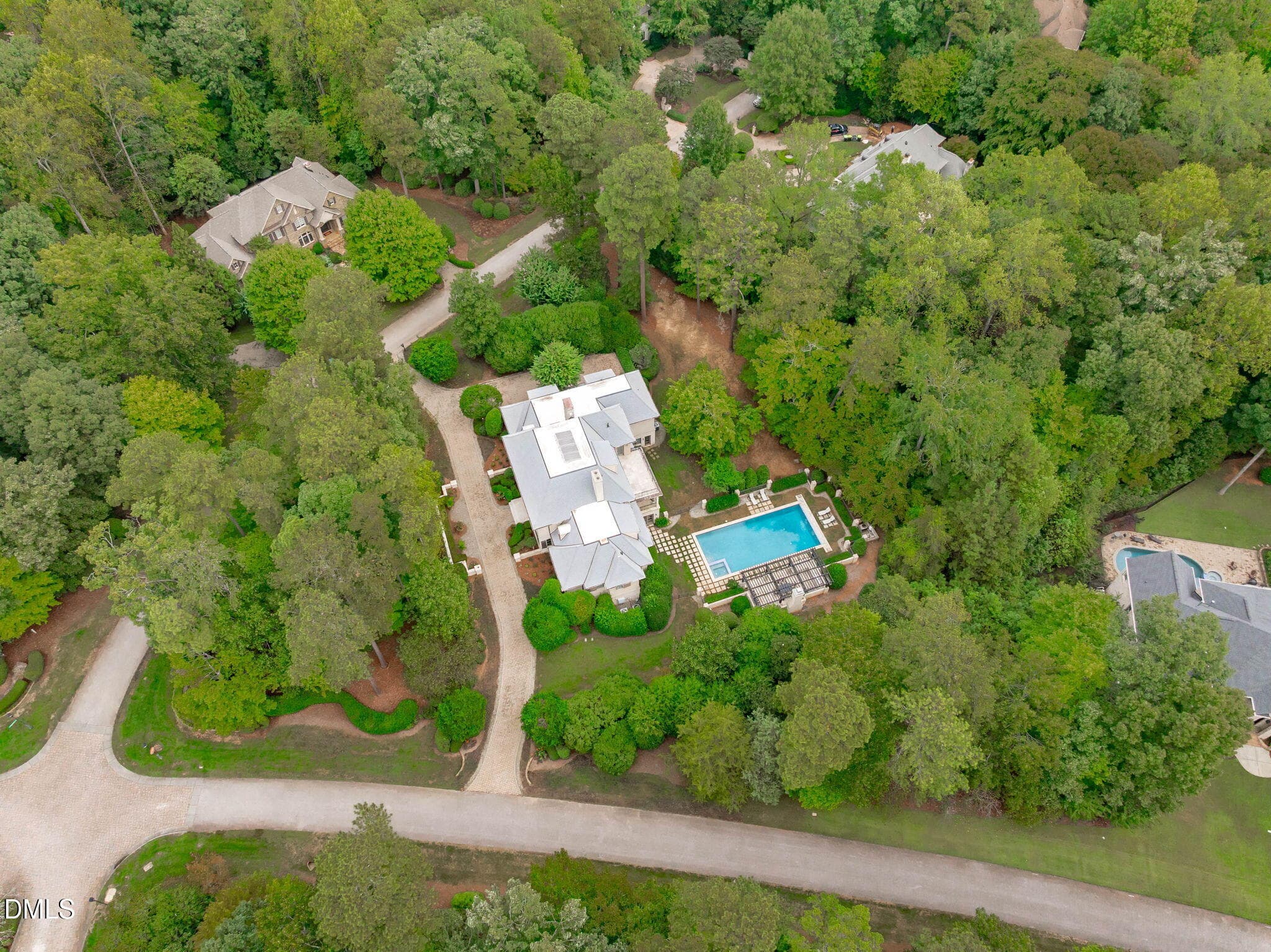 Aerial (4 of 9) - 3417 Birk Bluff Court, Cary, NC 27518, Cary