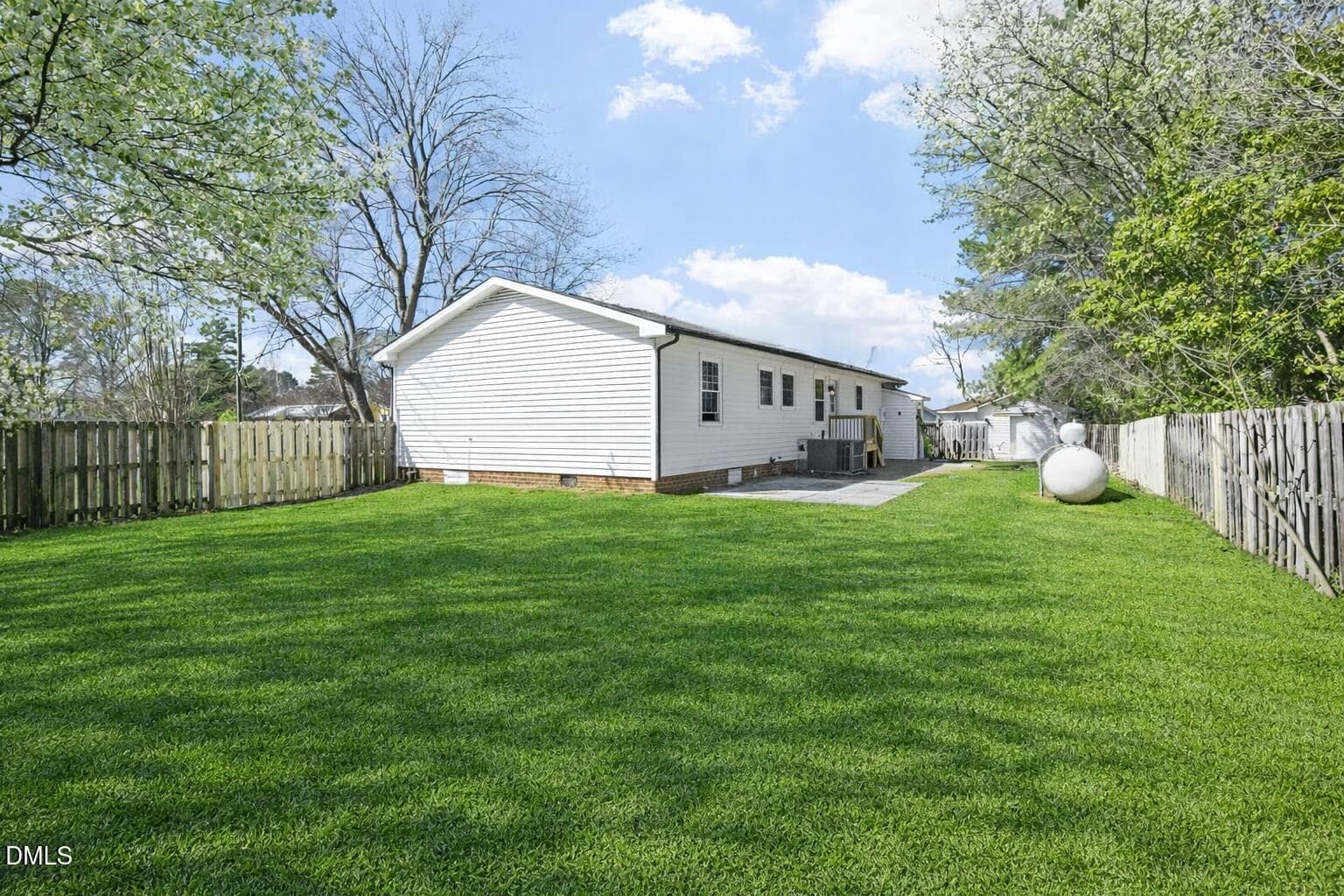 8 Bair back yard 6 - 8 Bair Circle, Durham, NC 27704