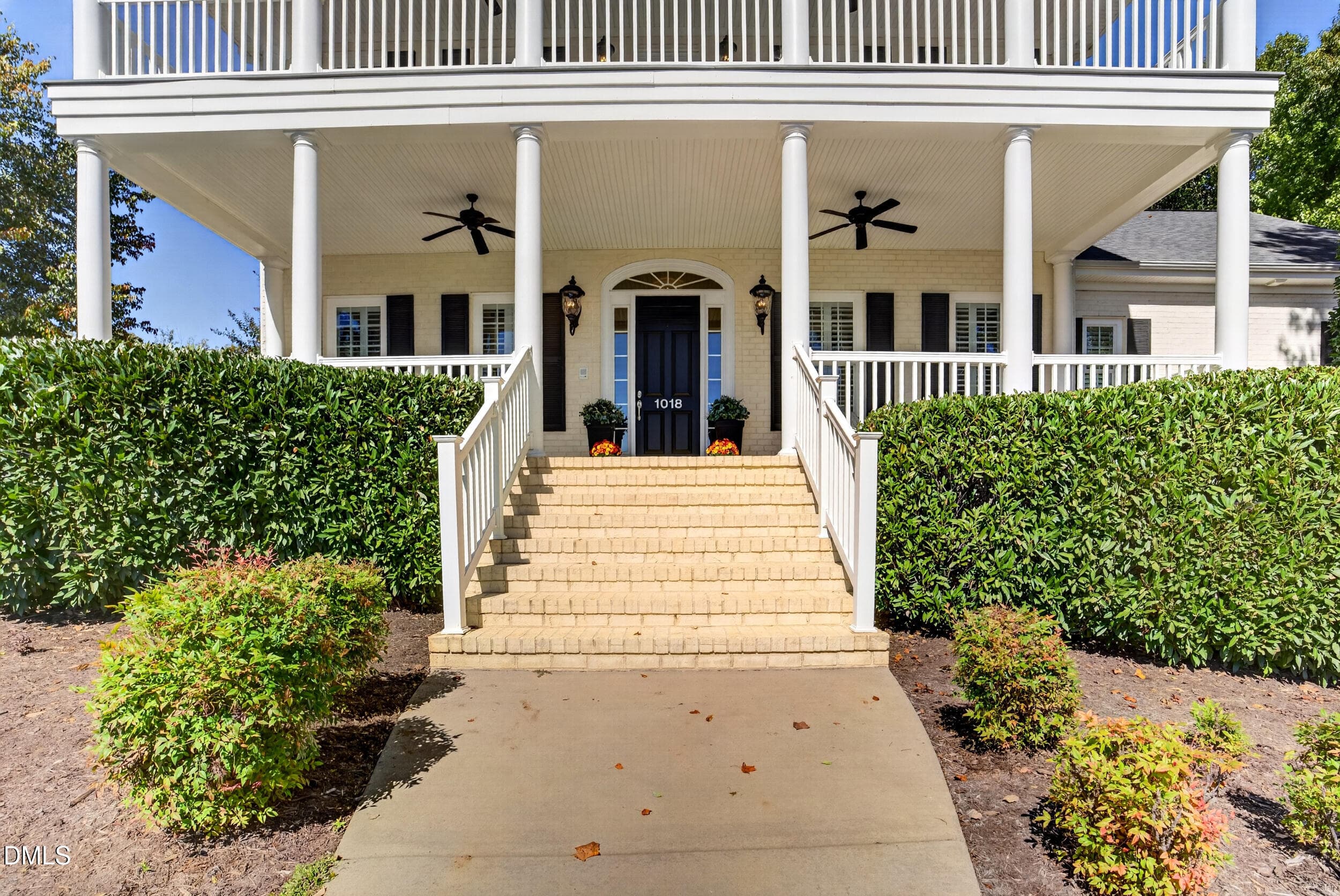 006 - Front Exterior and Double Porches - 1018 Lochshire Drive, Burlington, NC 27215