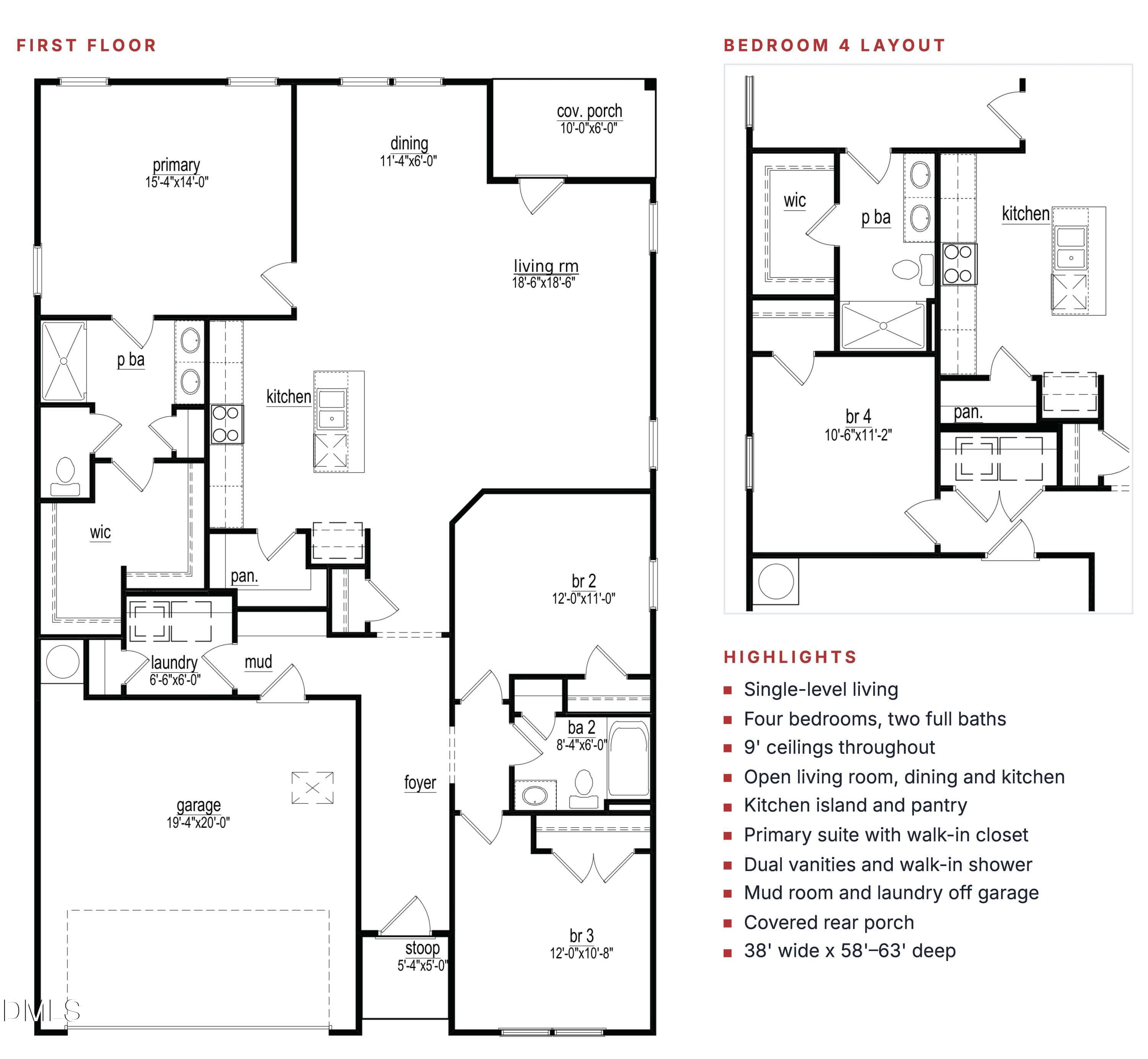Cranberry_Cutsheet - 73 Morrowfen Way, Kenly, NC 27542, Kenly