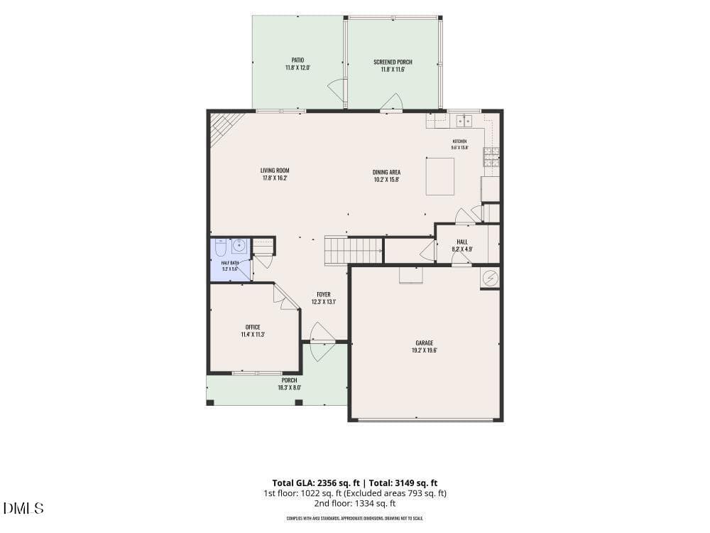 First Floor - 4640 Okeechobee Court, Fuquay Varina, NC 27526