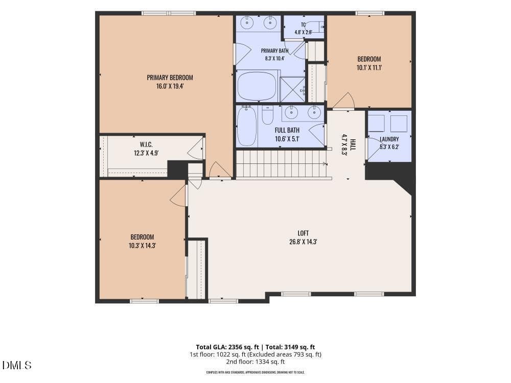 2nd Floor - 4640 Okeechobee Court, Fuquay Varina, NC 27526