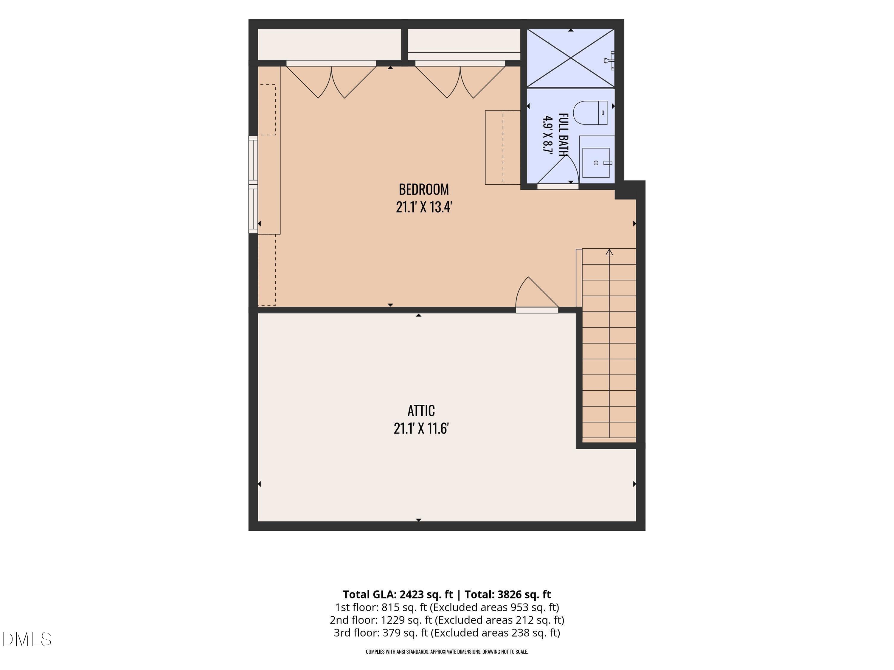 3rd_floor - 1721 White Dogwood Road, Apex, NC 27502, Apex