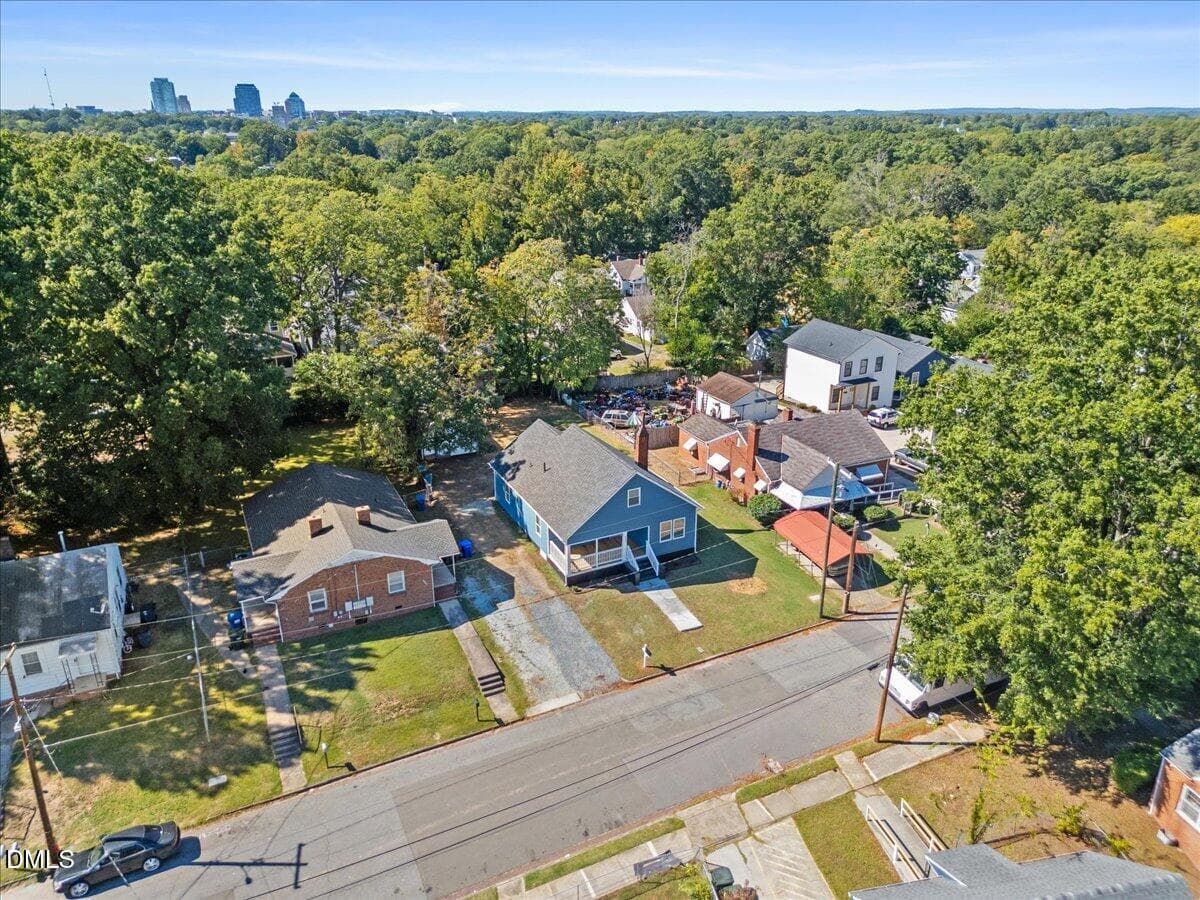Aerial View - 911 Alma Street, Durham, NC 27703
