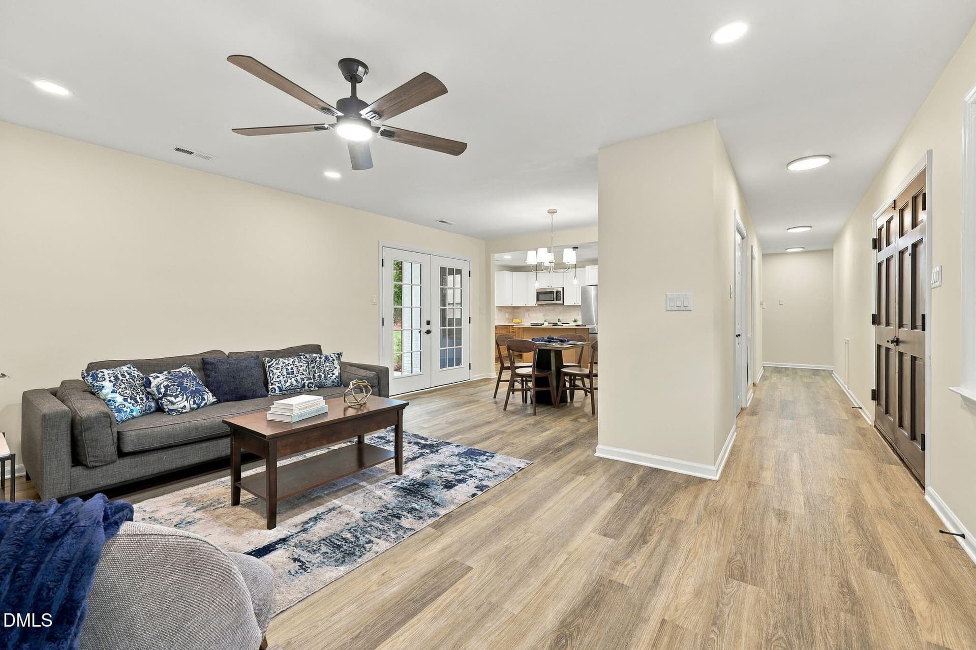 Kitchen, dining and living room 2 - 3901 Hulon Drive, Durham, NC 27705