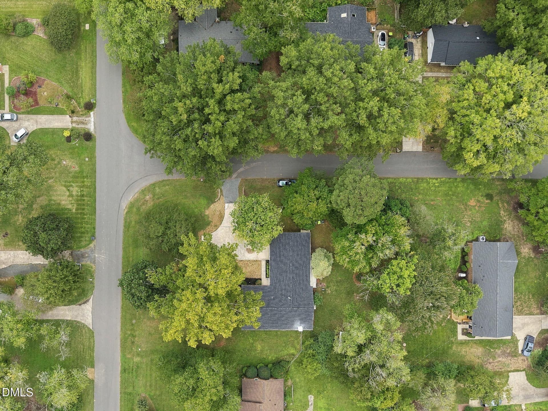 Above Drone shot - 3901 Hulon Drive, Durham, NC 27705