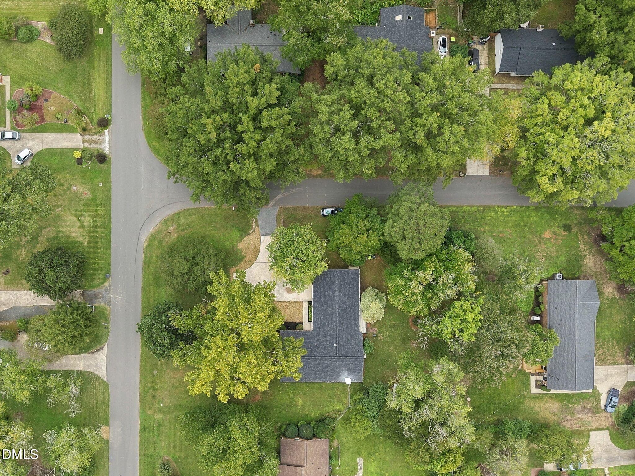 Above Drone shot - 3901 Hulon Drive, Durham, NC 27705