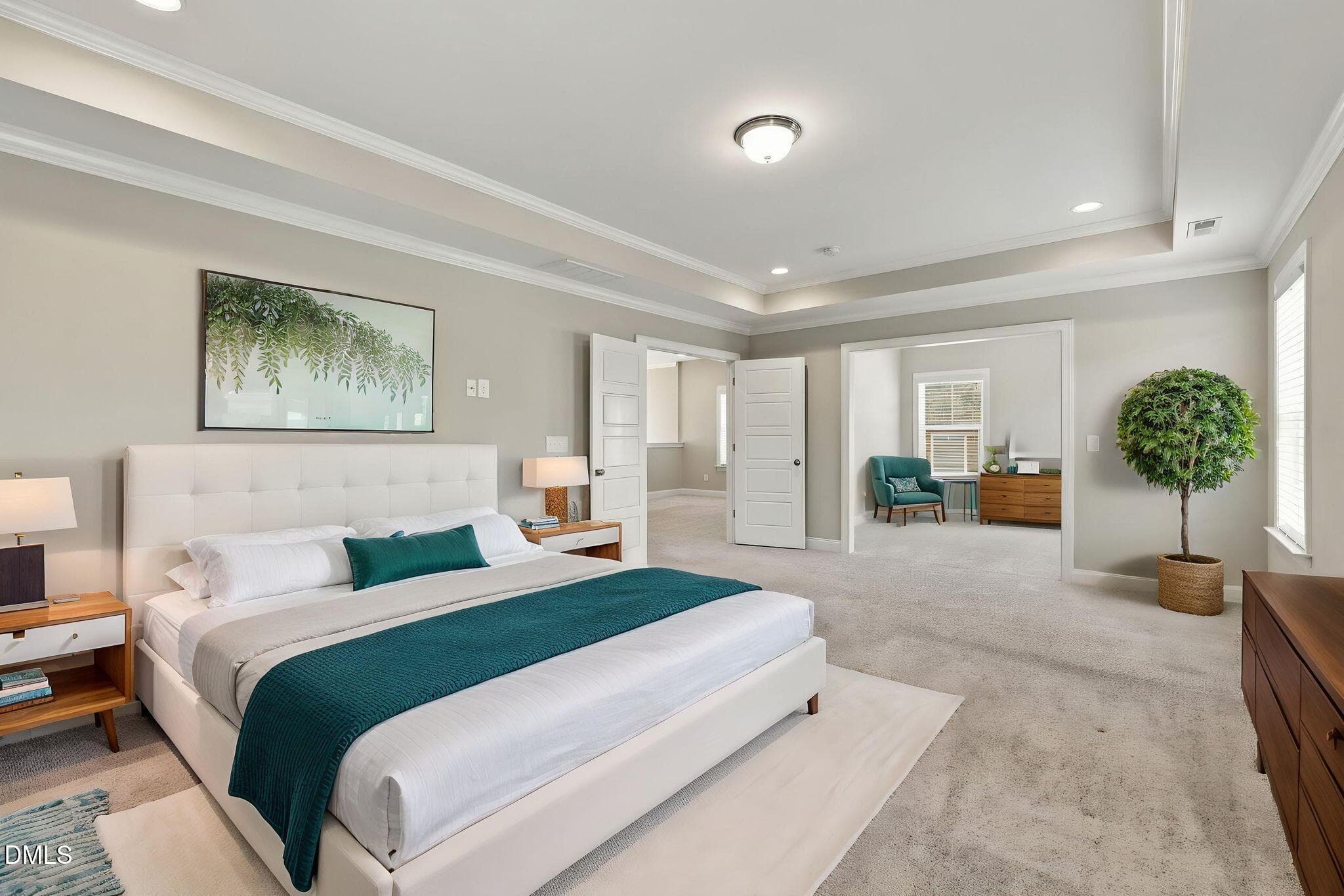 Primary Suite - Staged - 116 Evans Crest Lane, Holly Springs, NC 27540, Holly Springs