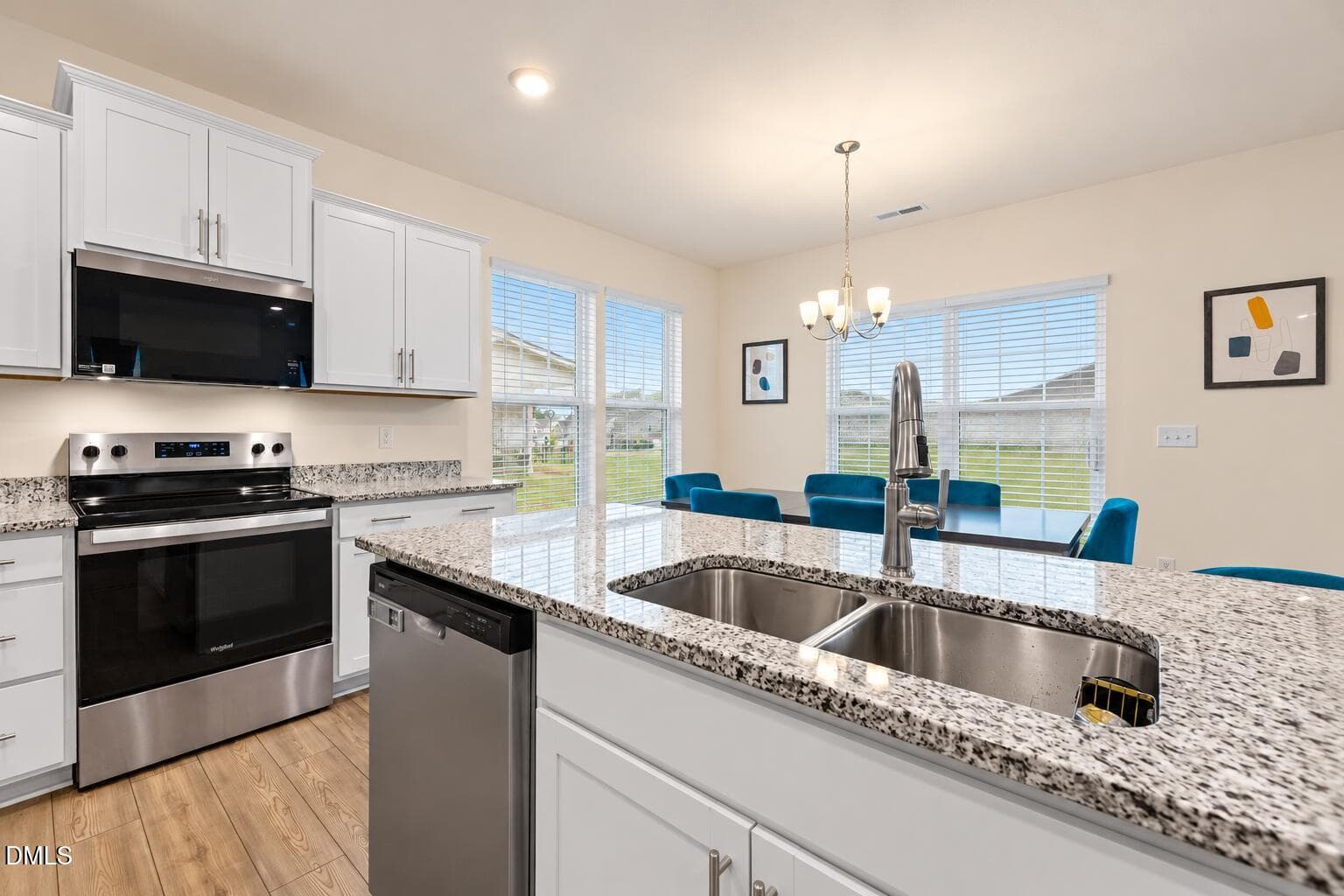 Bright Modern Kitchen and Teal Dining No - 984 Channel Drop Lp, Zebulon, NC 27597, Zebulon