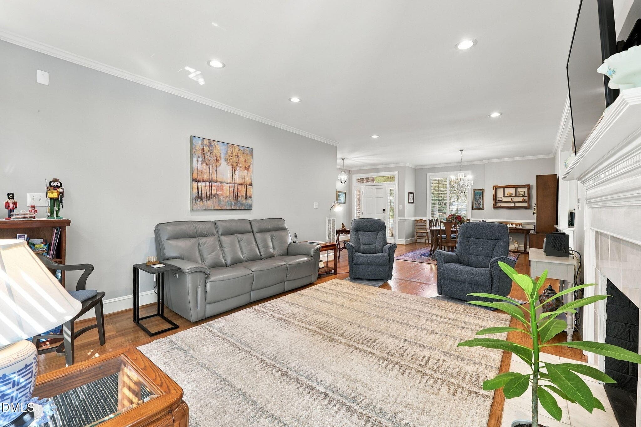 LR/DR - 3361 Ridgecrest Court, Raleigh, NC 27607