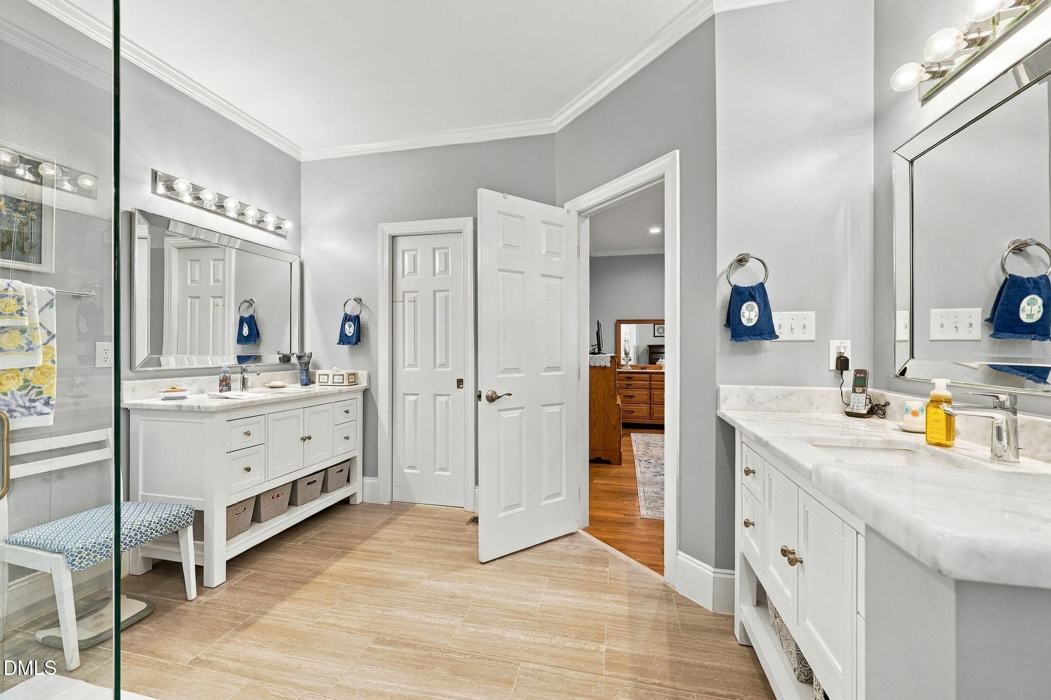 Primary BA Dual Vanities - 3361 Ridgecrest Court, Raleigh, NC 27607