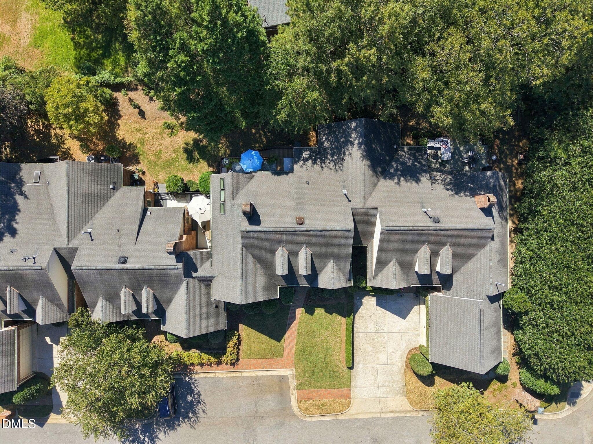 Drone Overhead - 3361 Ridgecrest Court, Raleigh, NC 27607