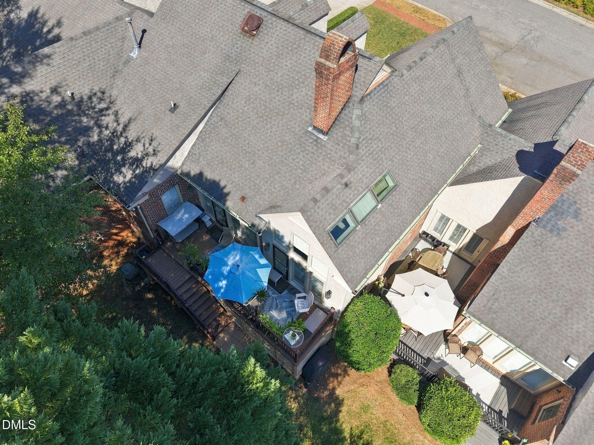 Drone Rear - 3361 Ridgecrest Court, Raleigh, NC 27607