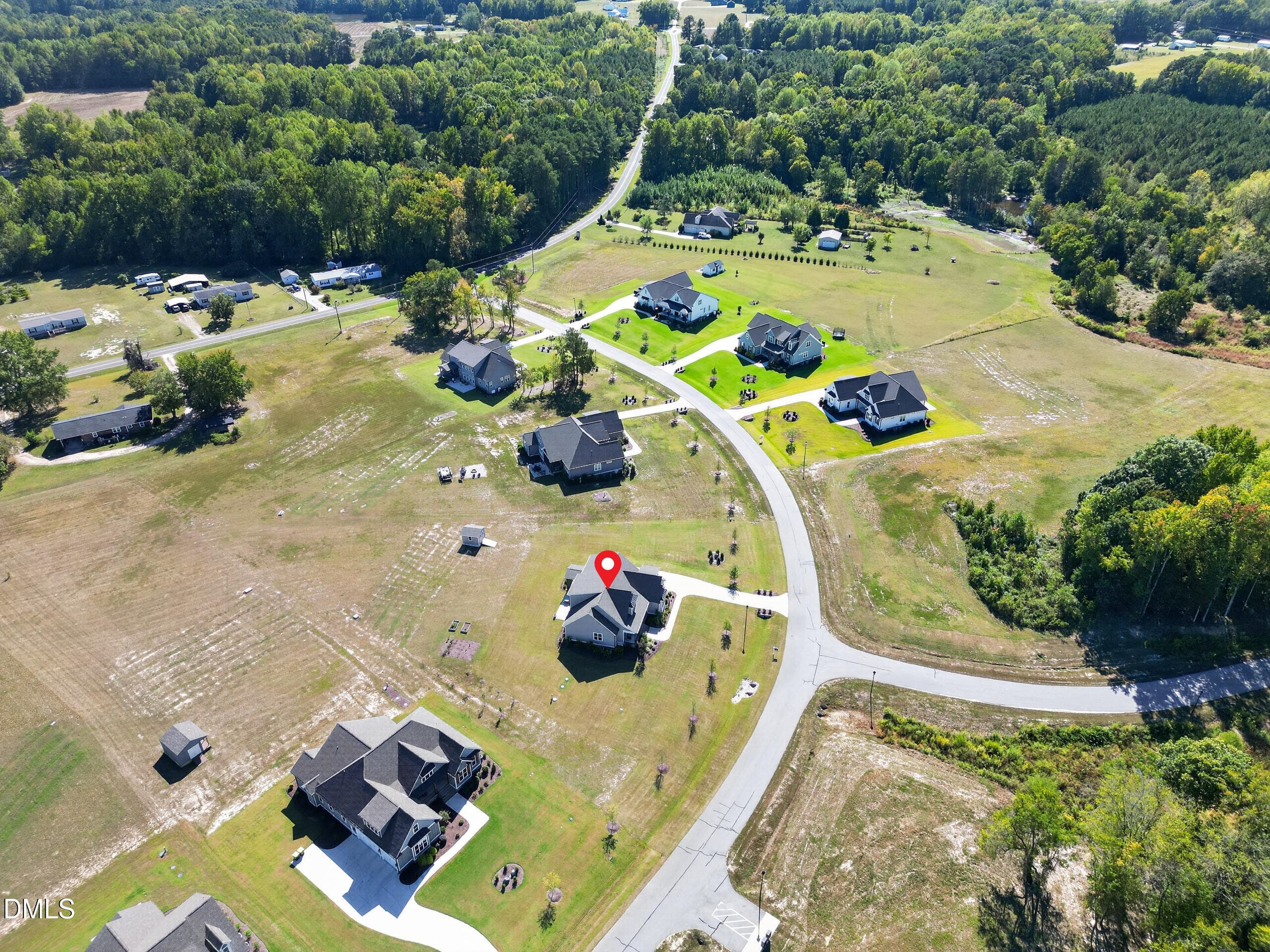 Aerial View - 60 Water Willow Lane, Zebulon, NC 27597, Zebulon